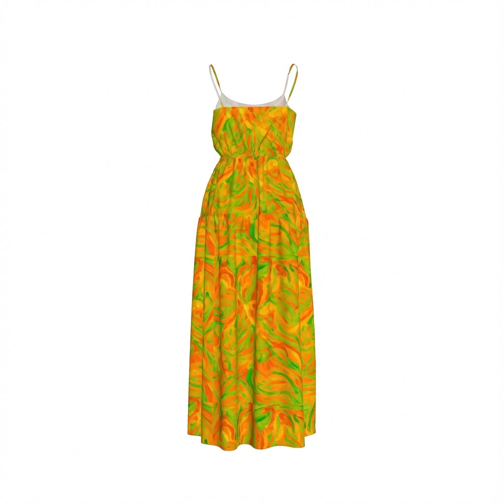Maxi Dress Fruity Noodles