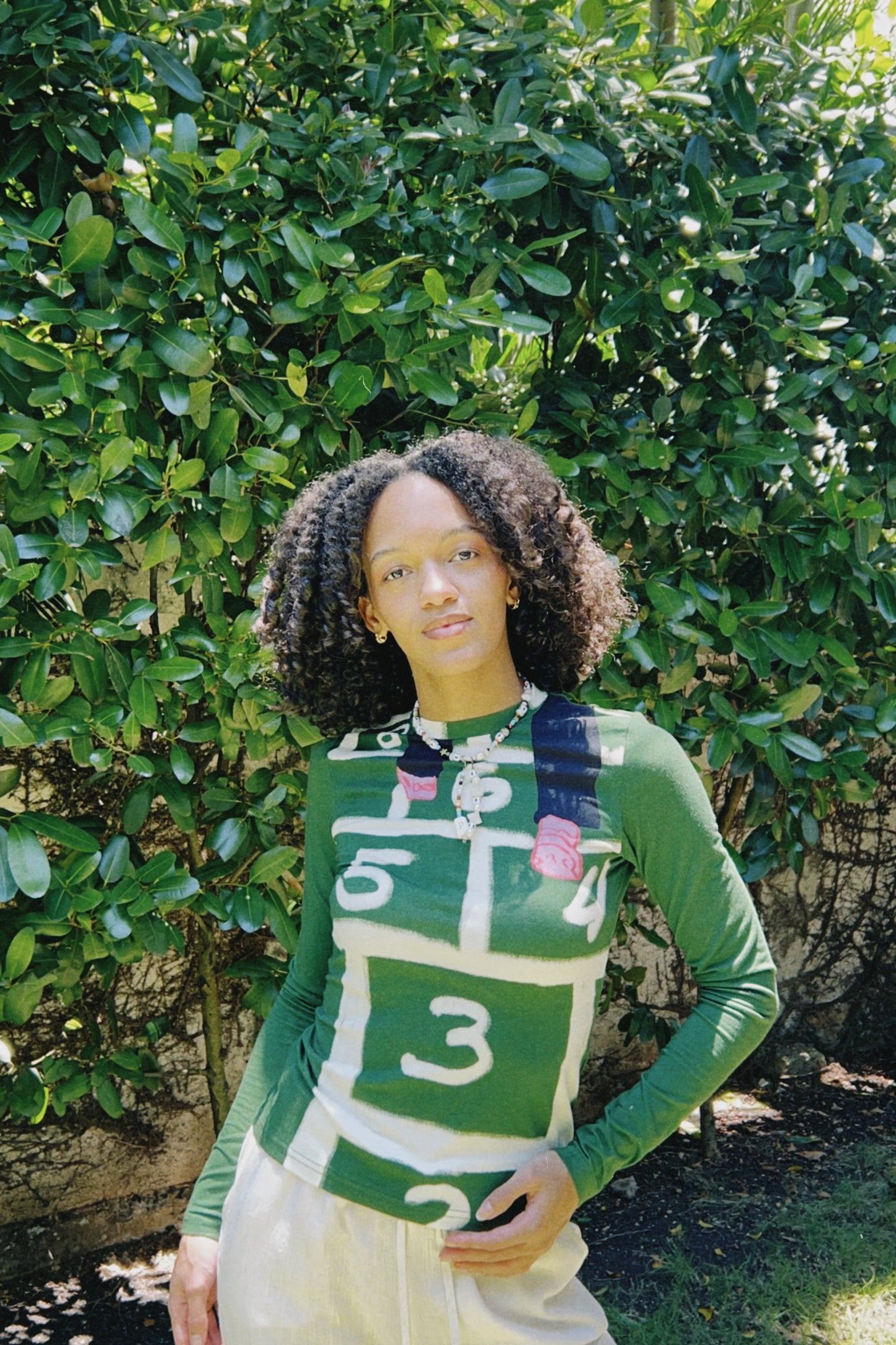 Trucamelo Long Sleeve T-shirt in Forest Green