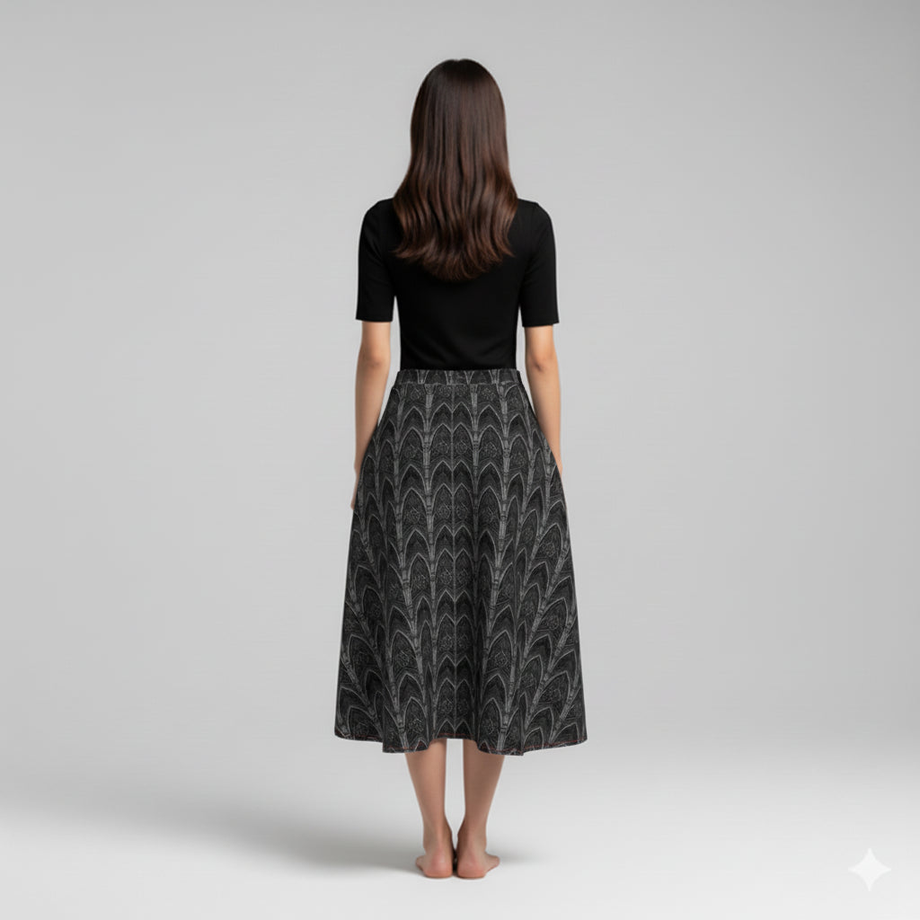 Cathedral A-line Skirt