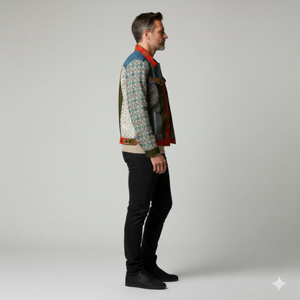 Shoosty Andre Jean Jacket with Lining – Visionary Patchwork Edition