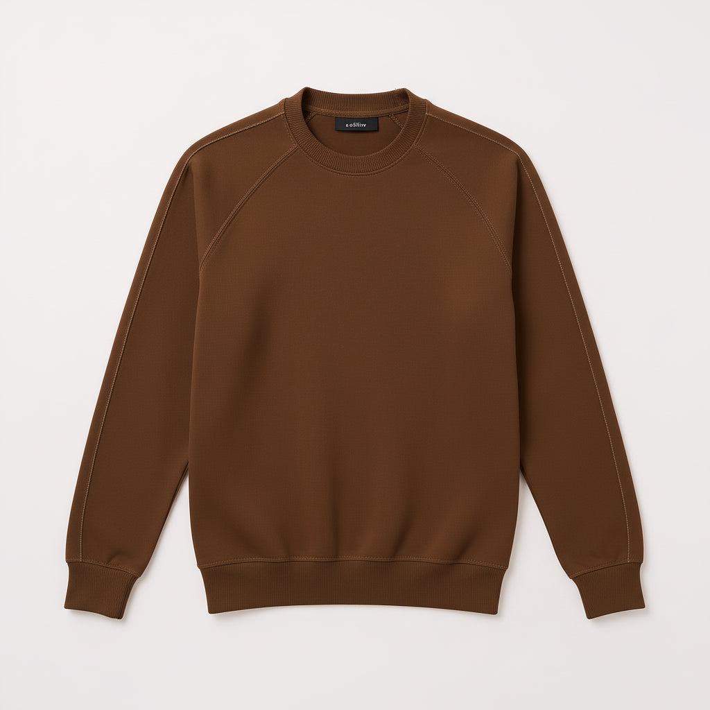 L'EGNA RISING 'GROUNDING' Cardigan (COGNAC BROWN)
