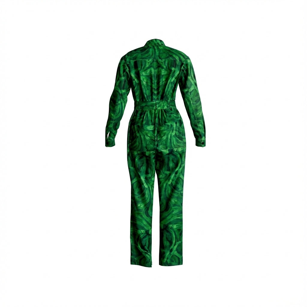 Jumpsuit Dark Green Noodles