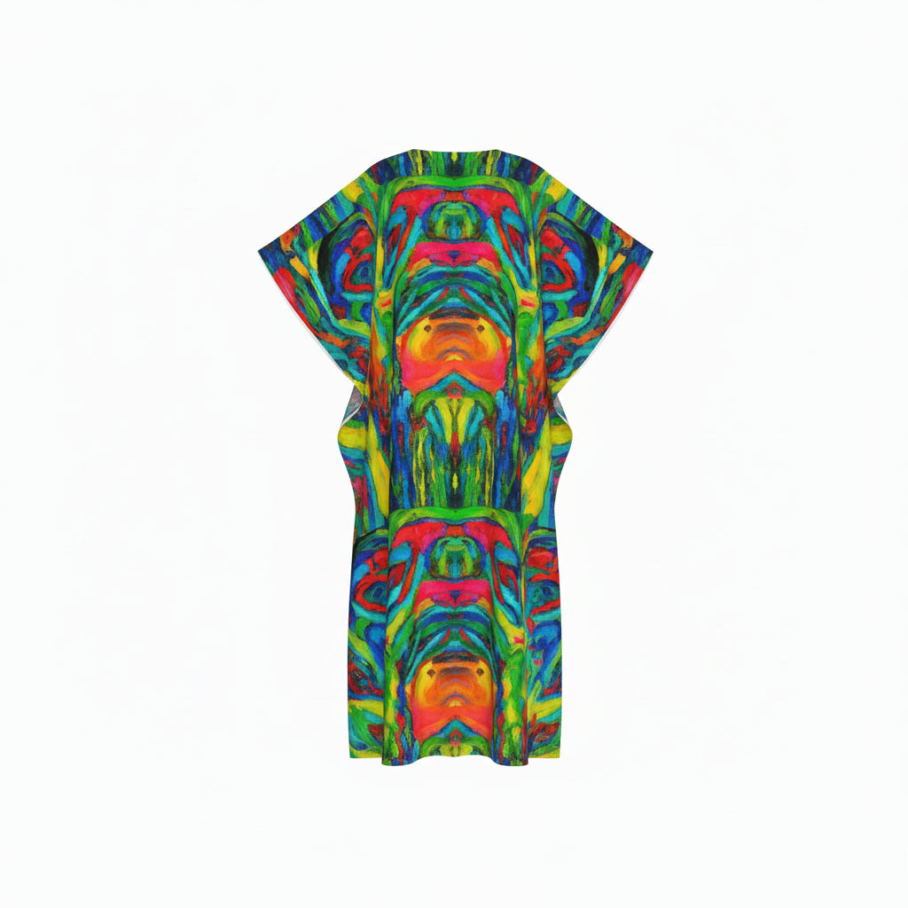 Caftan Green Jungle – Organic Cotton Voile