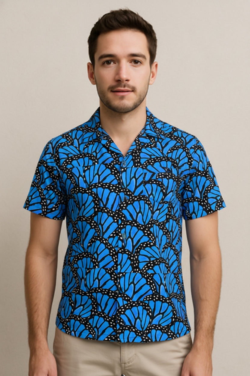 Organic Cotton Hawaiian Shirt – Camp Collar