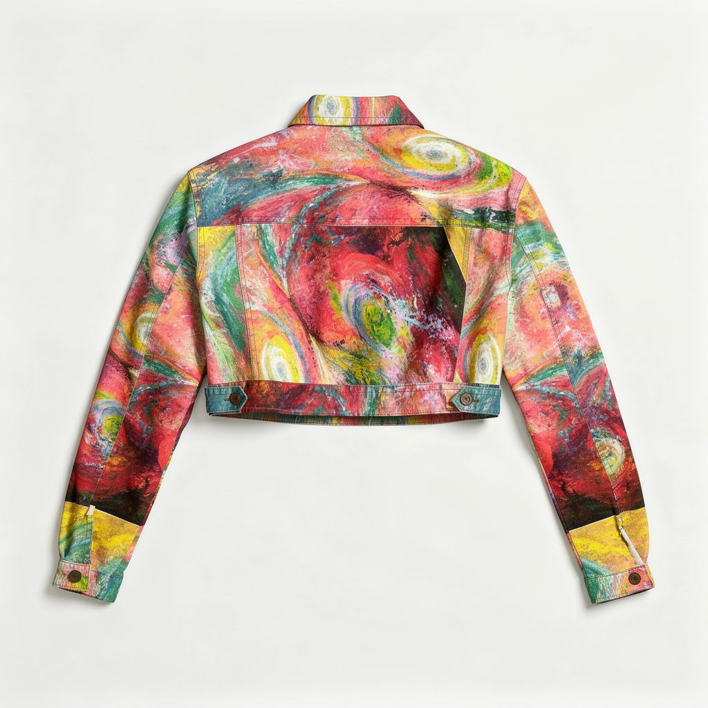 Cropped Jean Cotton Jacket Multiverse