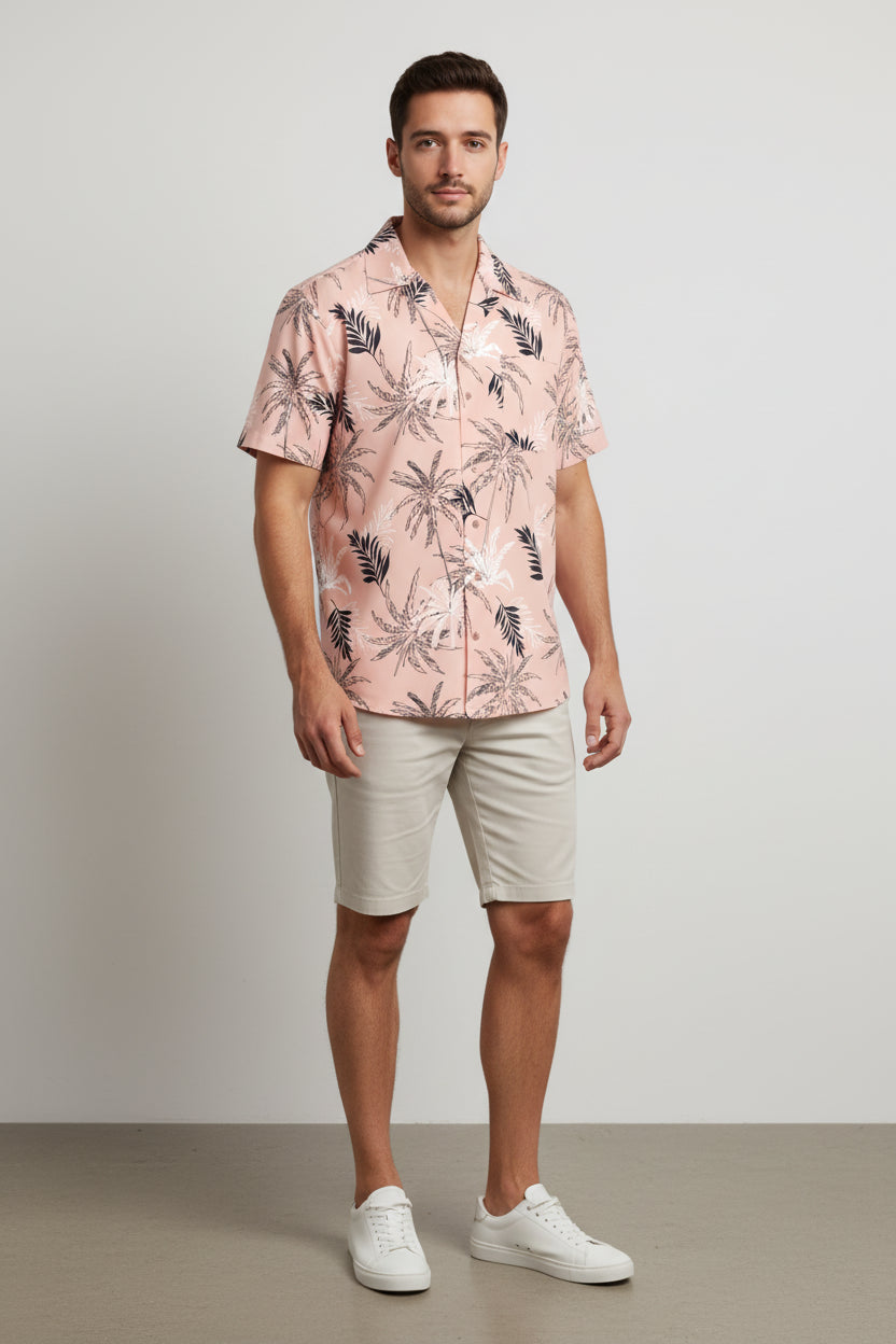 Camp Collar/Bowling Shirt in Organic Cotton Twill