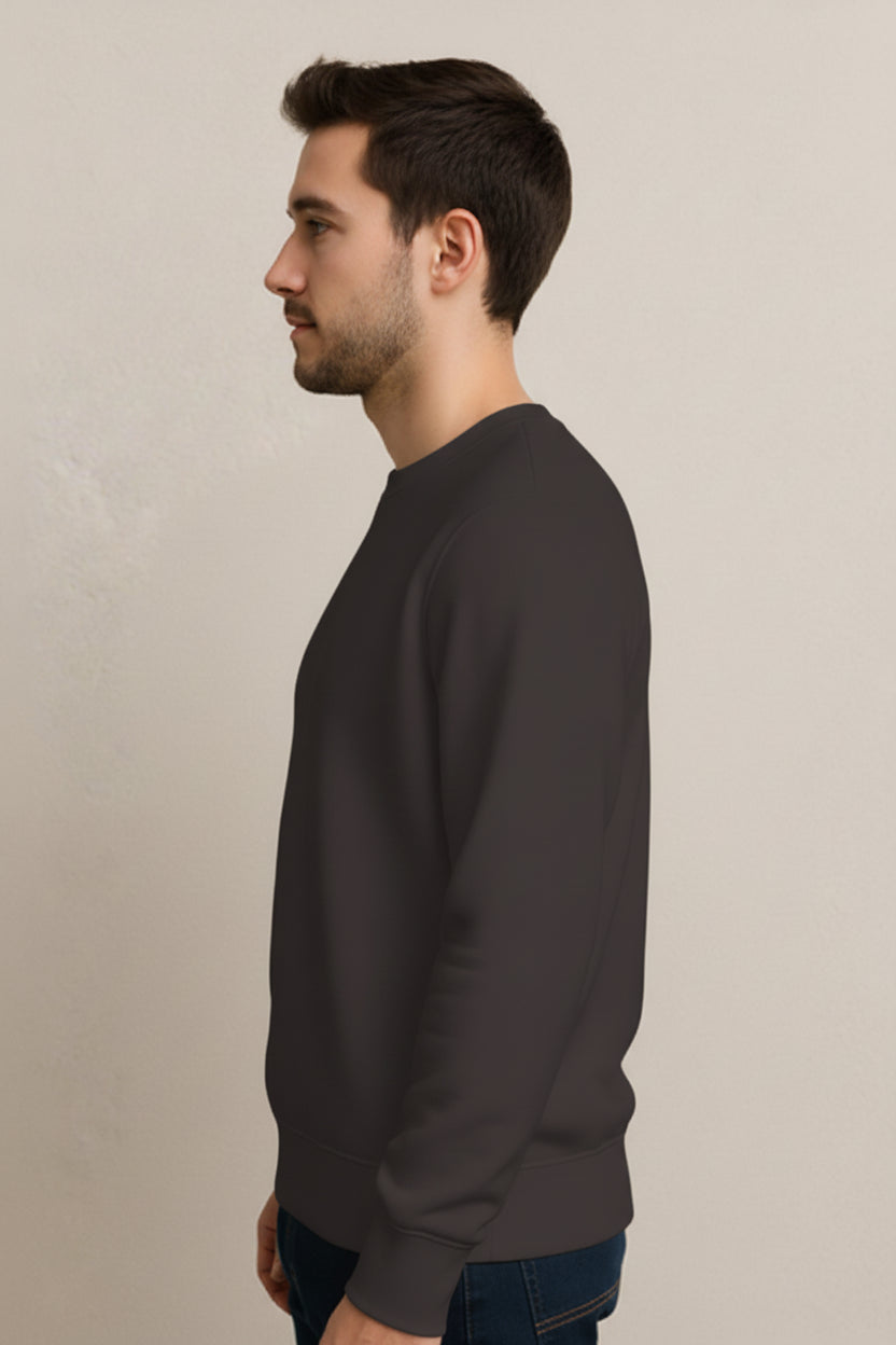Zaza Crew Neck Sweatshirt in Fleece Back Stretch Organic Terry