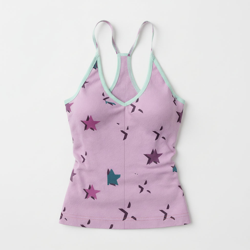 Knit Haltertop in Cotton-Spandex Lightweight Jersey