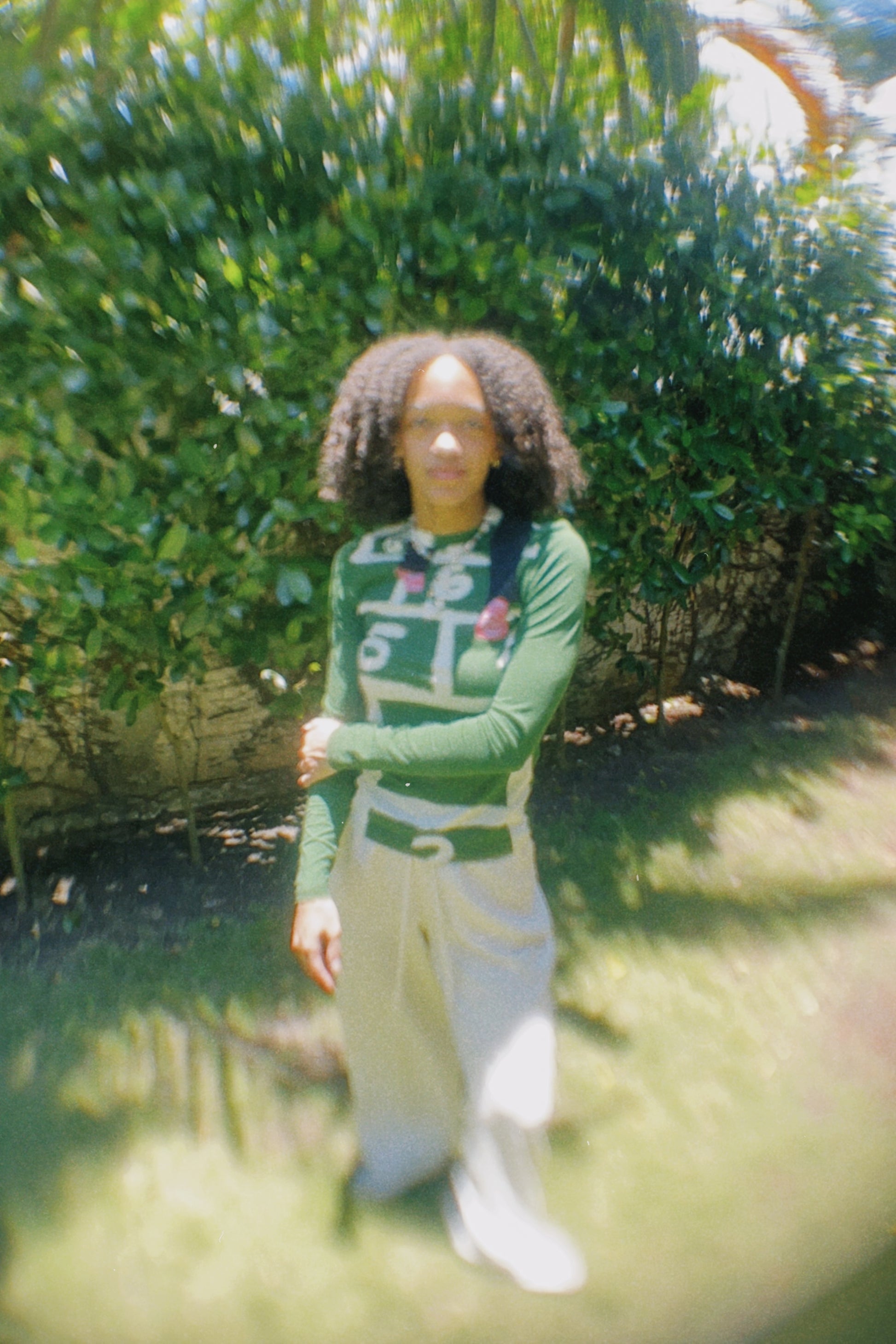 Trucamelo Long Sleeve T-shirt in Forest Green