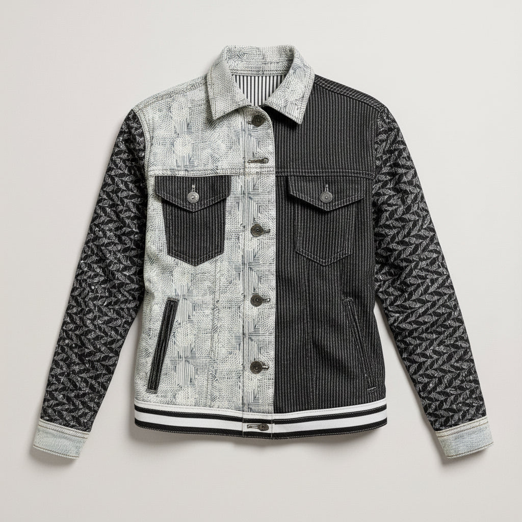 Chess Jean Jacket in Heavy Stretch Cotton Twill