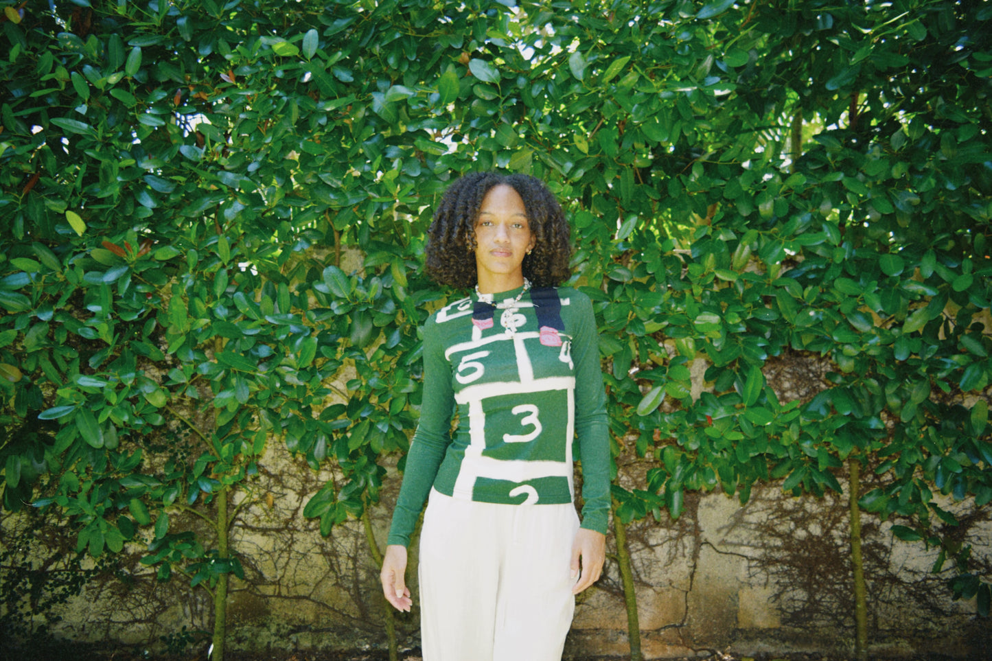 Trucamelo Long Sleeve T-shirt in Forest Green