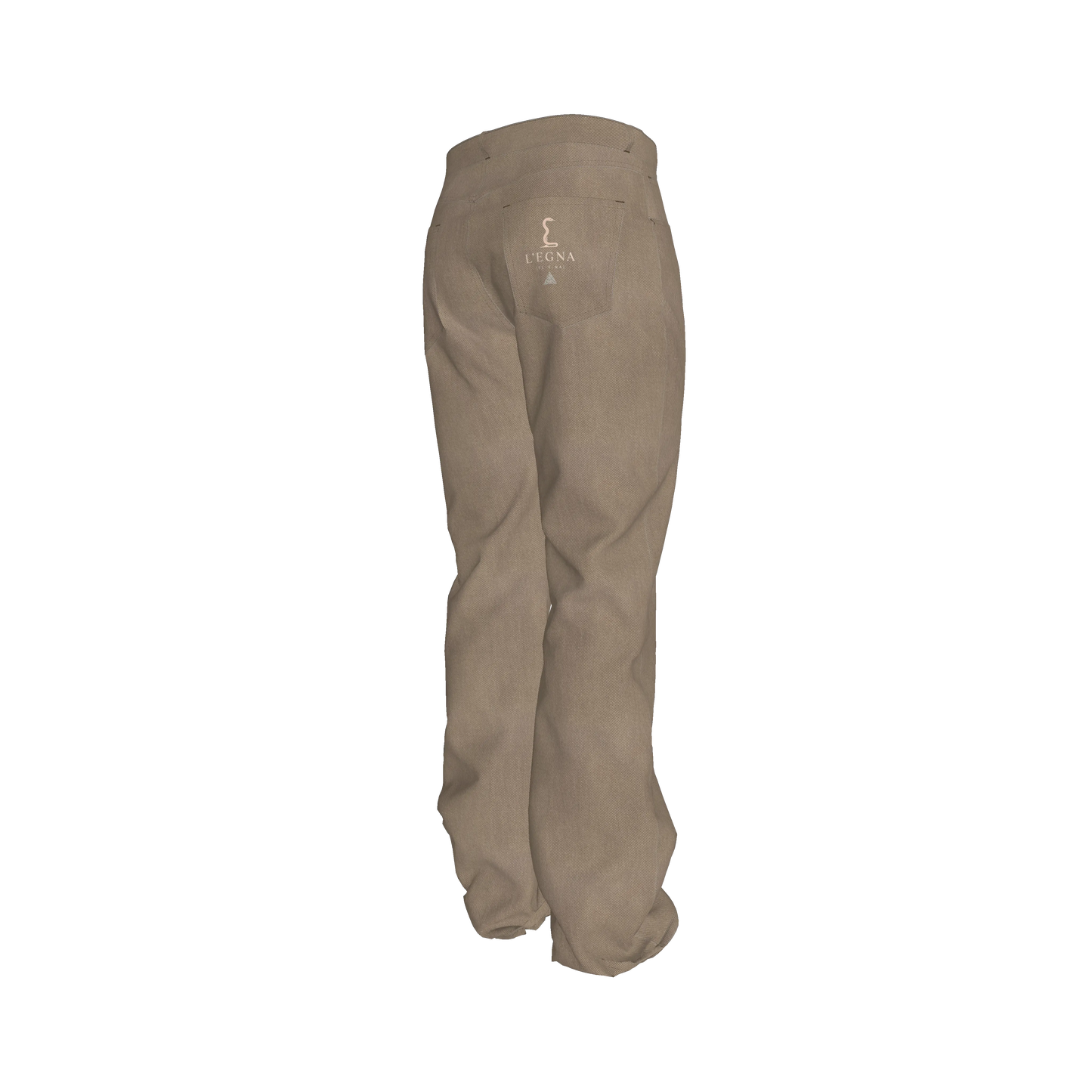 L'EGNA RISING (KHAKI) FLARE JEANS