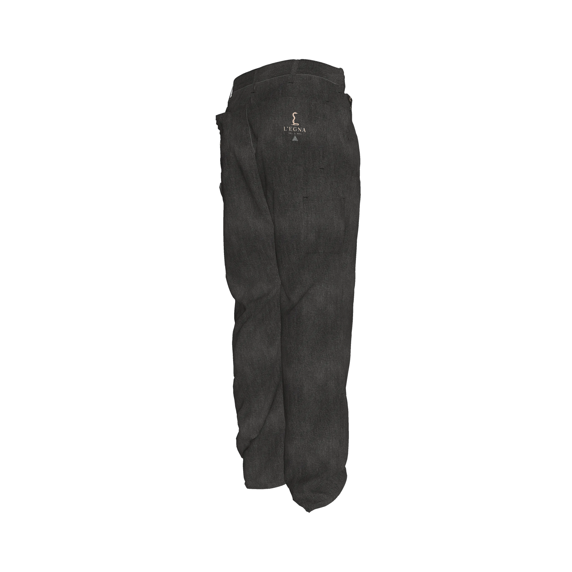 L'EGNA RISING BOXY (CLASSIC BLACK) CARPENTER DENIM