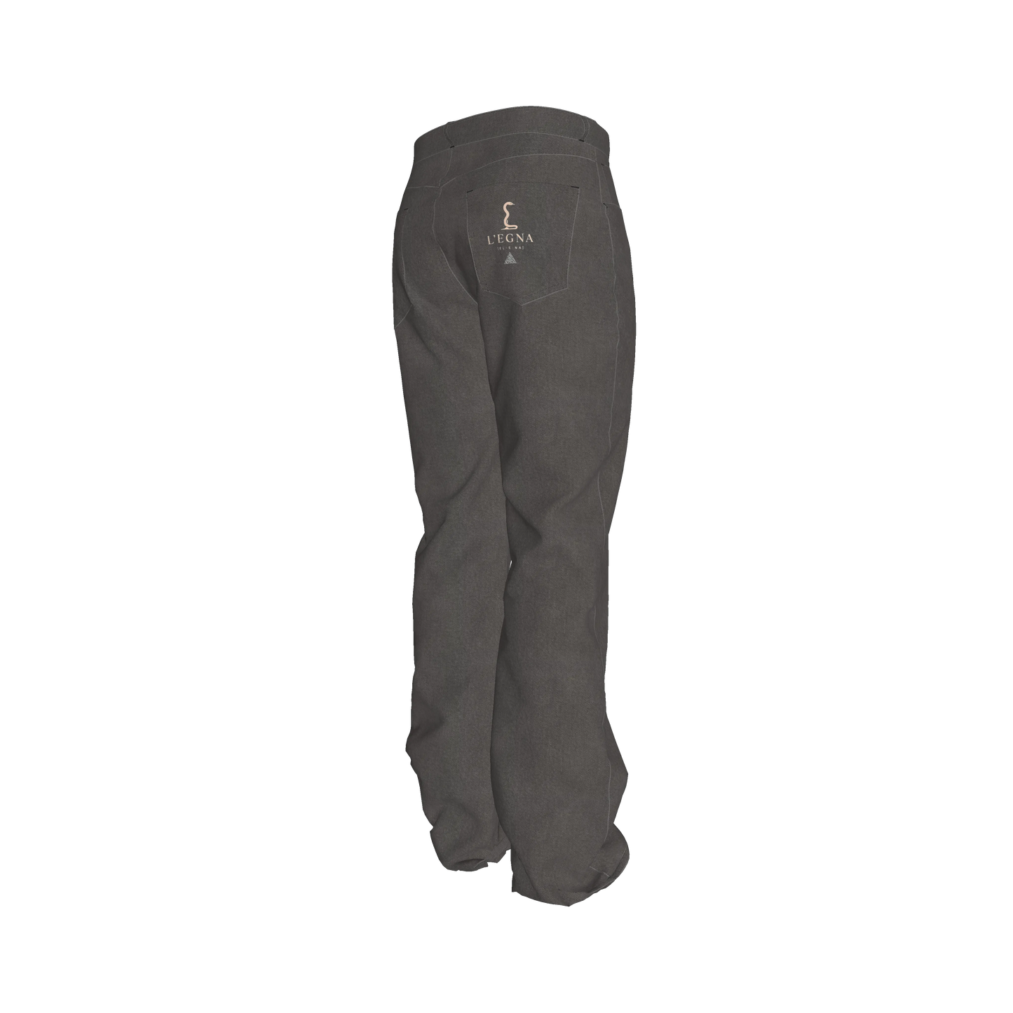 L'EGNA RISING (GRAY BROWN) FLARE JEANS