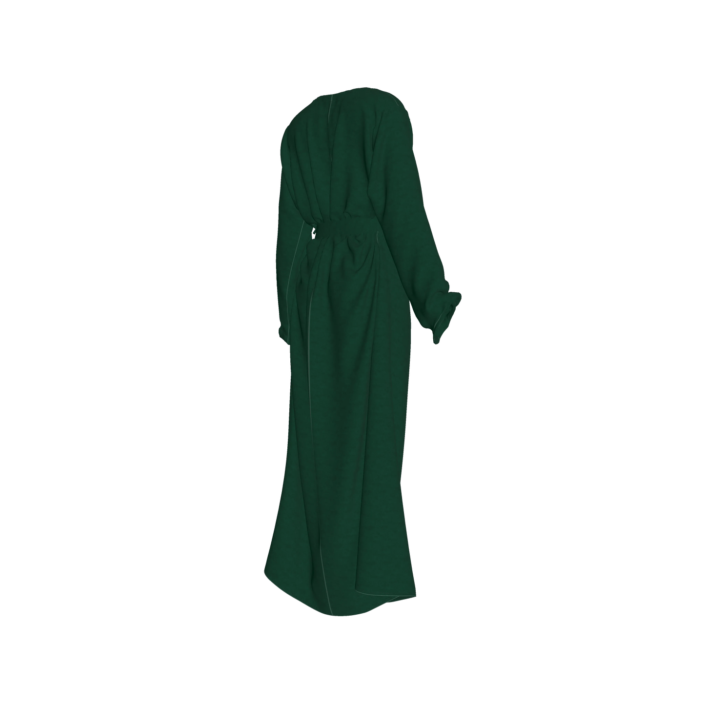 L'EGNA RISING Abaya Dress (Dark Green)