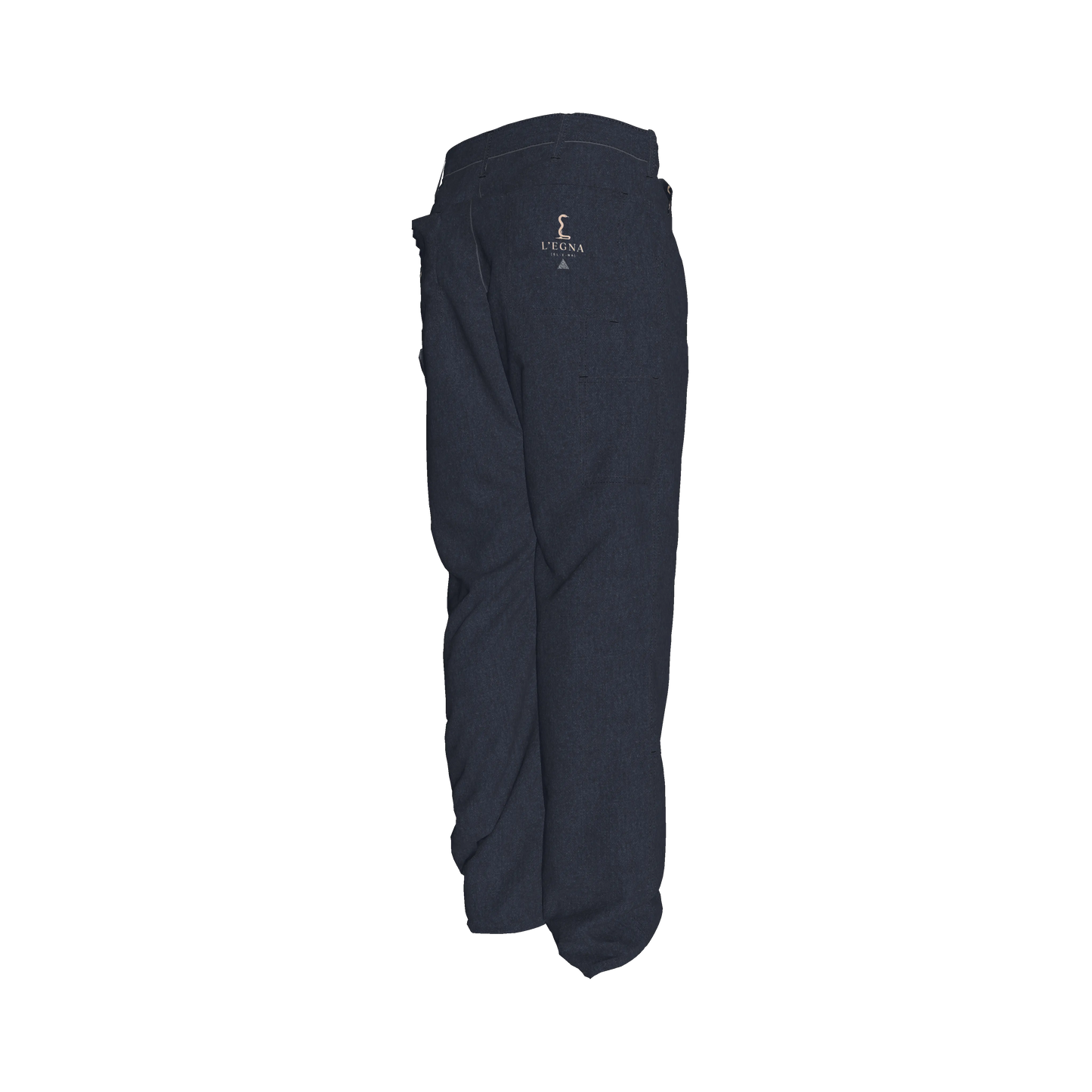 L'EGNA Rising Boxy Carpenter Denim Pant (Classic Blue)