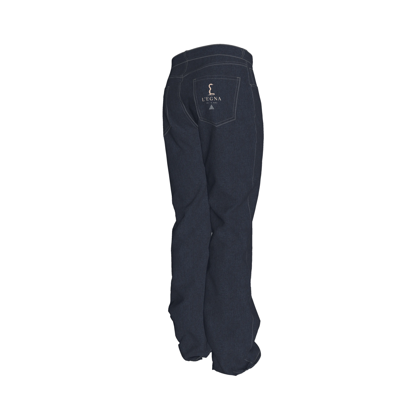 L'EGNA RISING (CLASSIC BLUE DENIM) FLARE JEANS