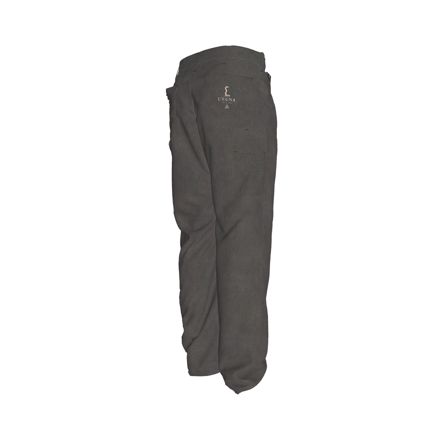 L'EGNA RISING BOXY (GRAY BROWN) Carpenter DENIM
