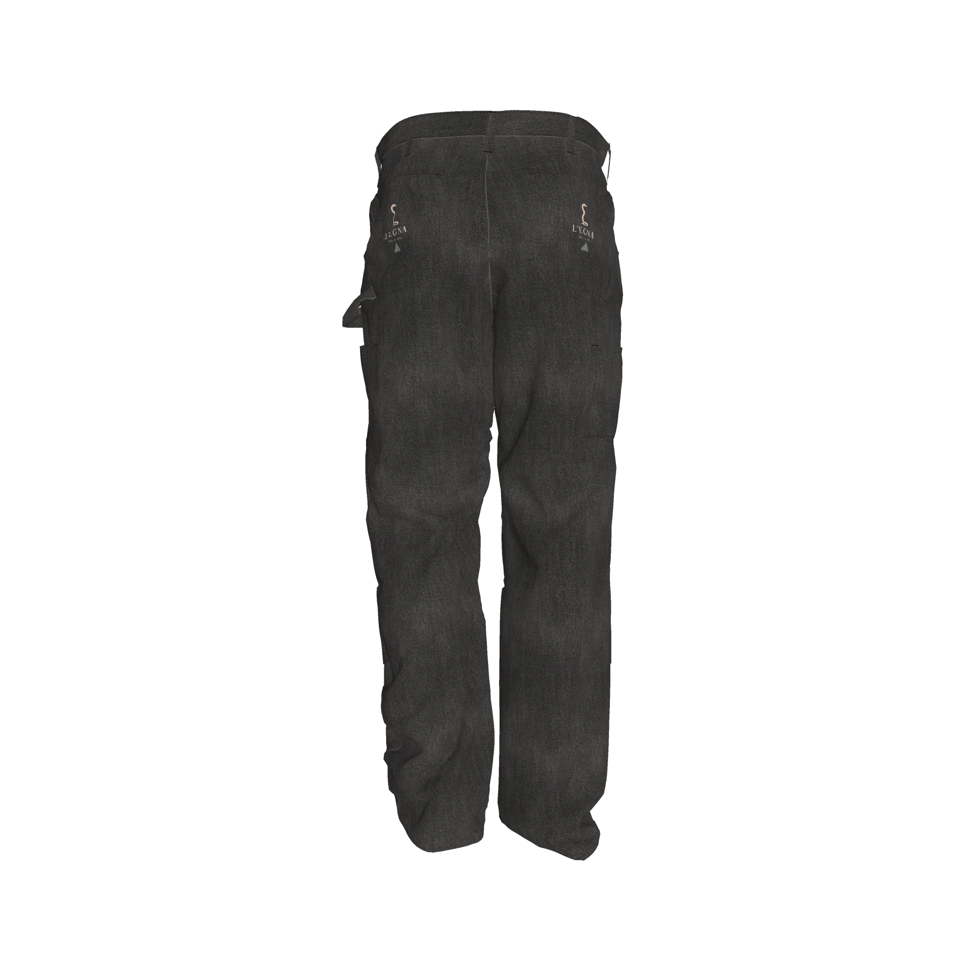 L'EGNA RISING BOXY (CLASSIC BLACK) CARPENTER DENIM