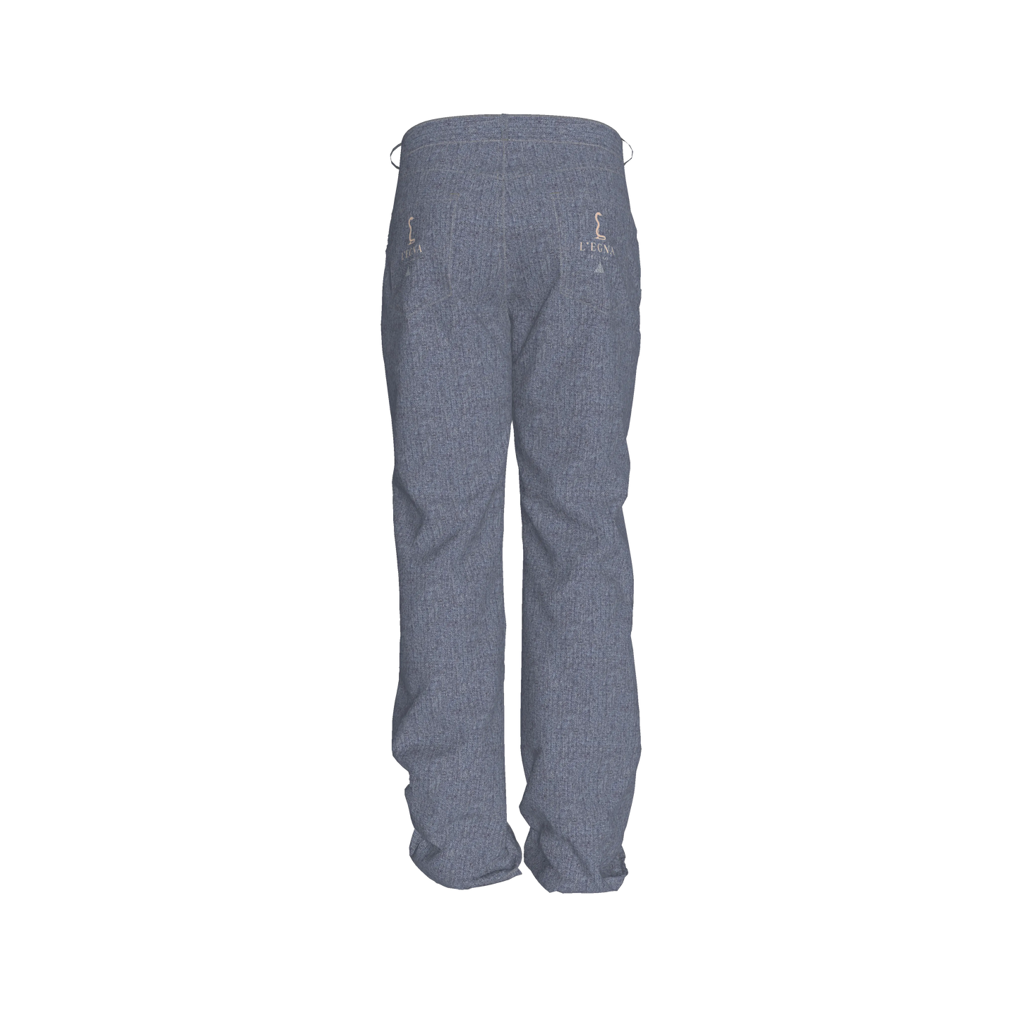 L'EGNA RISING (DK BLUE ACID) FLARE JEANS