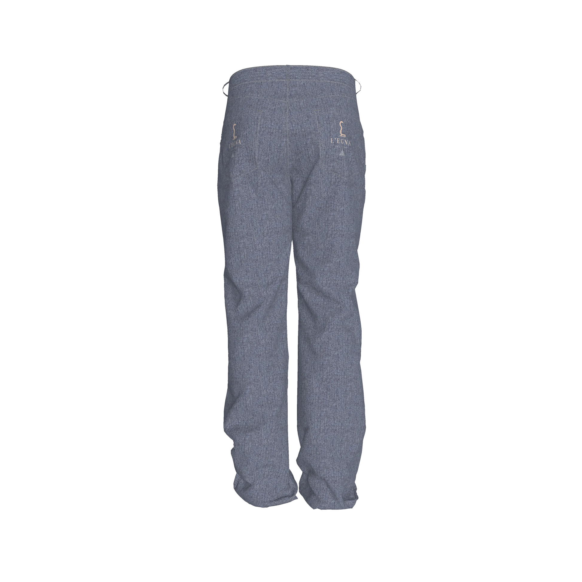 L'EGNA RISING (DK BLUE ACID) FLARE JEANS