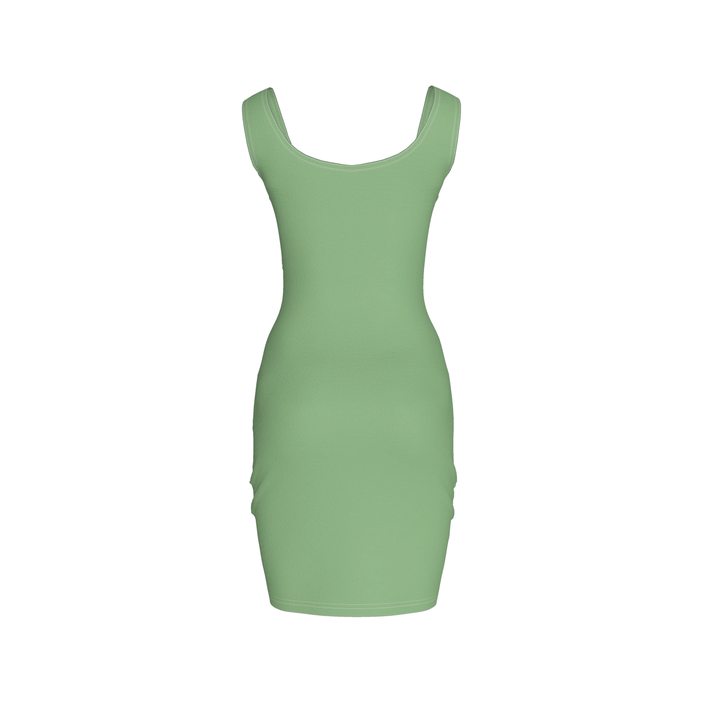 Body Con Tank Dress in Cotton-Spandex Lightweight Jersey