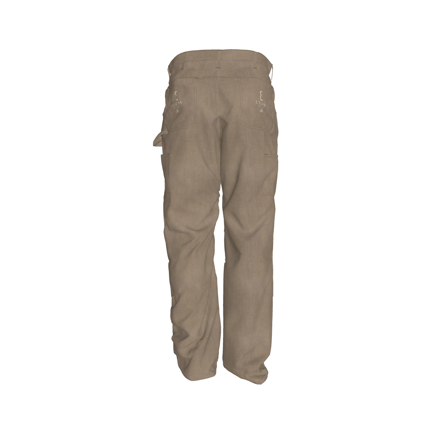 L'EGNA RISING BOXY (KHAKI) CARPENTER DENIM