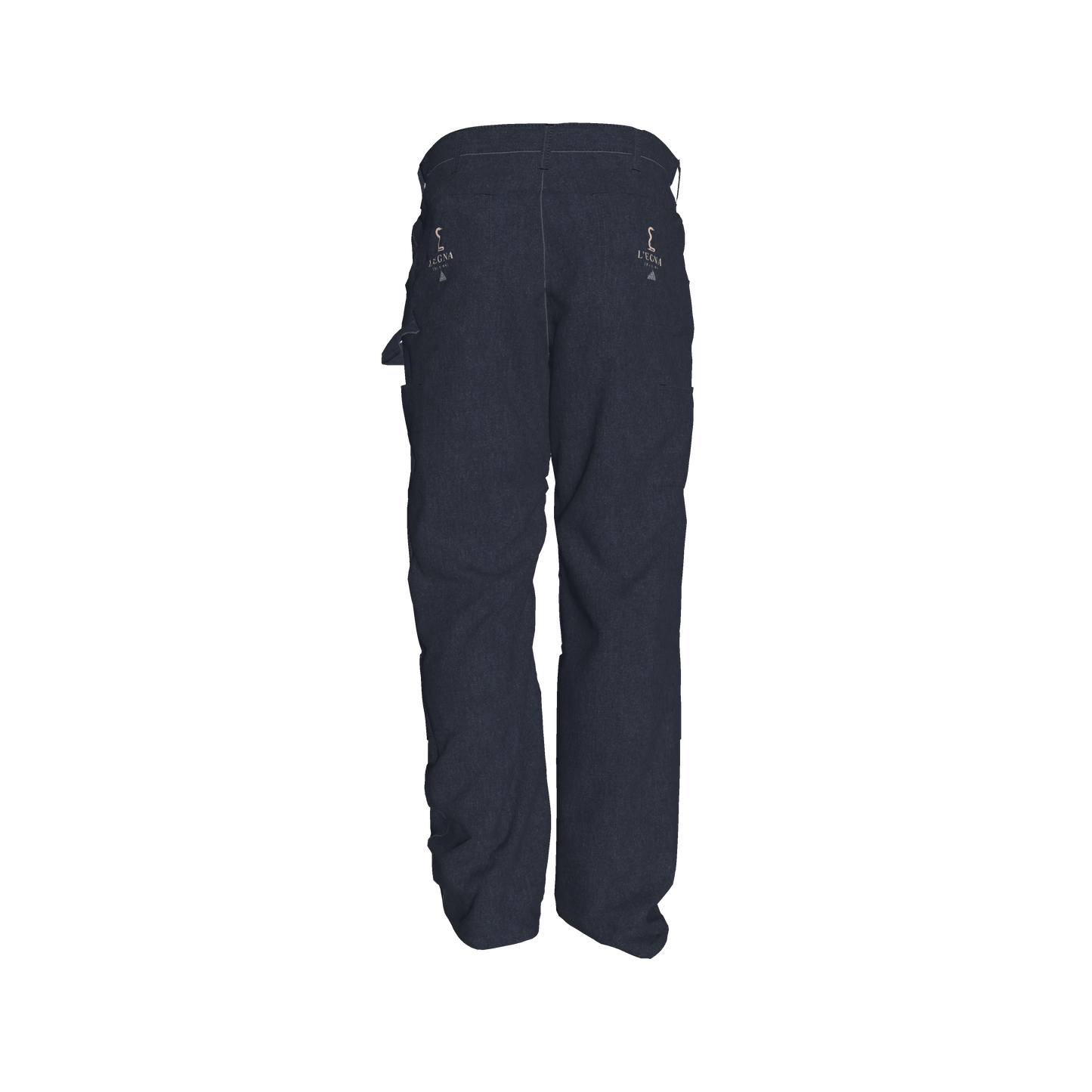 L'EGNA Rising Boxy Carpenter Denim Pant (Classic Blue)