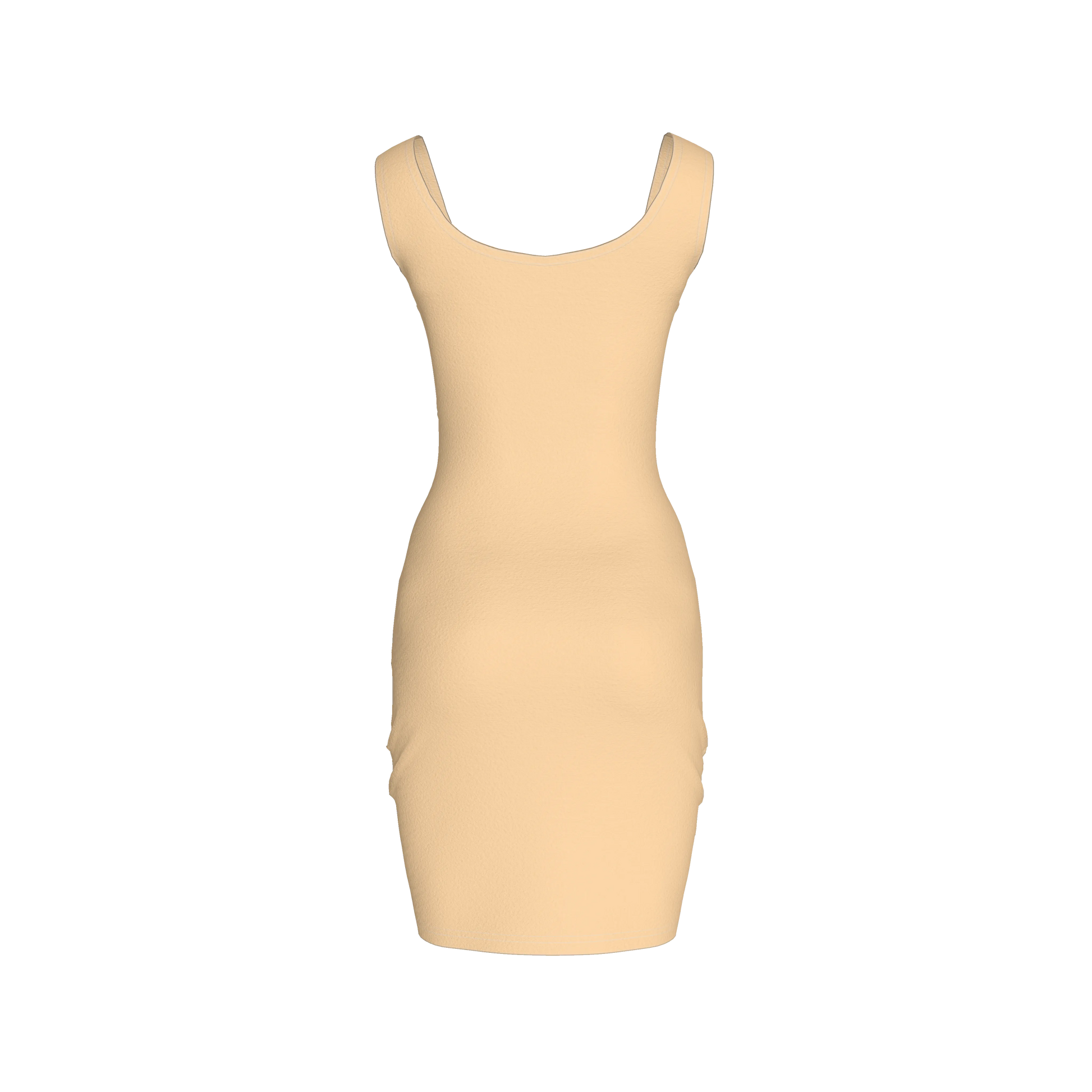 Body Con Tank Dress in Cotton-Spandex Lightweight Jersey