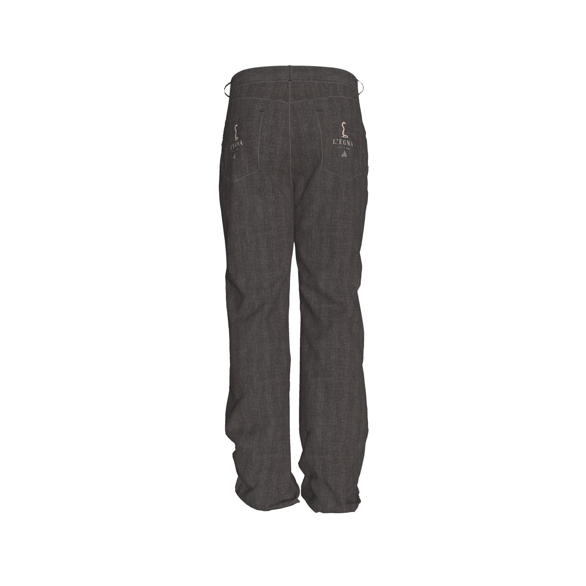 L'EGNA RISING (DARK GRAY) FLARE JEANS