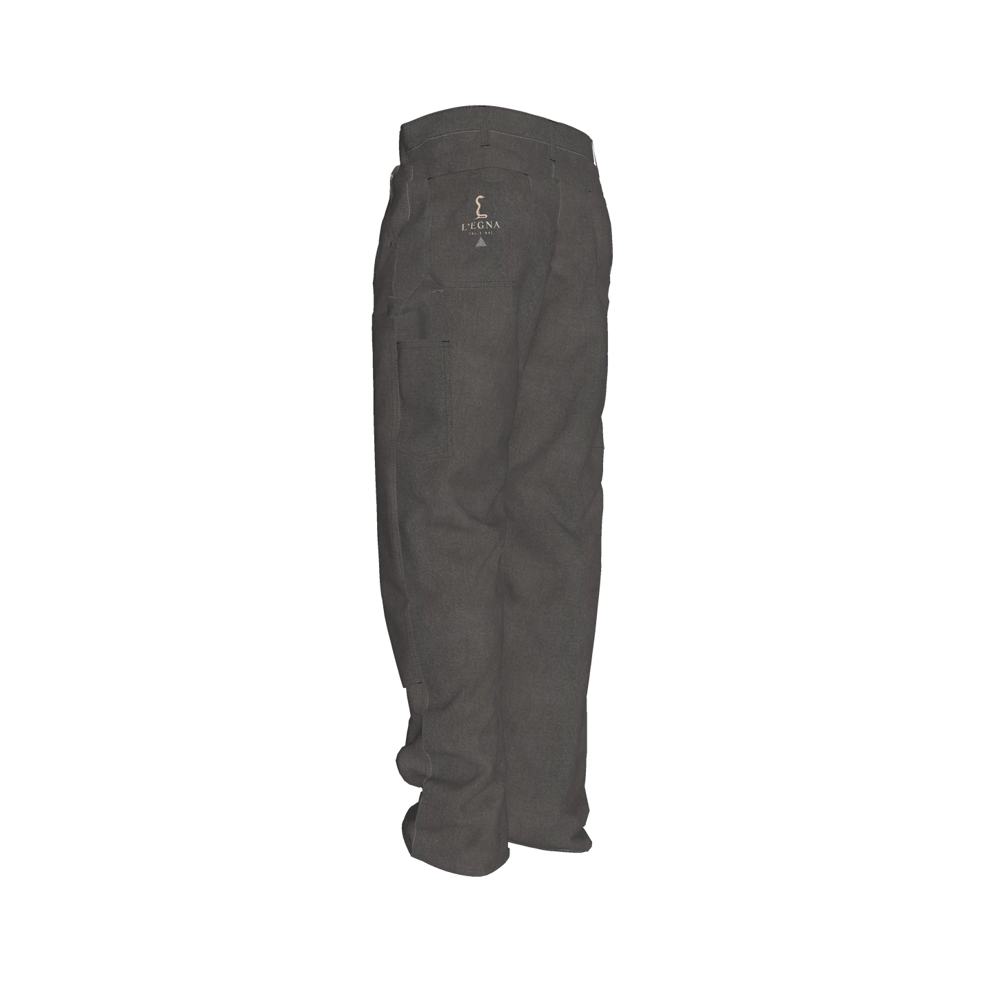 L'EGNA RISING BOXY (GRAY BROWN) Carpenter DENIM