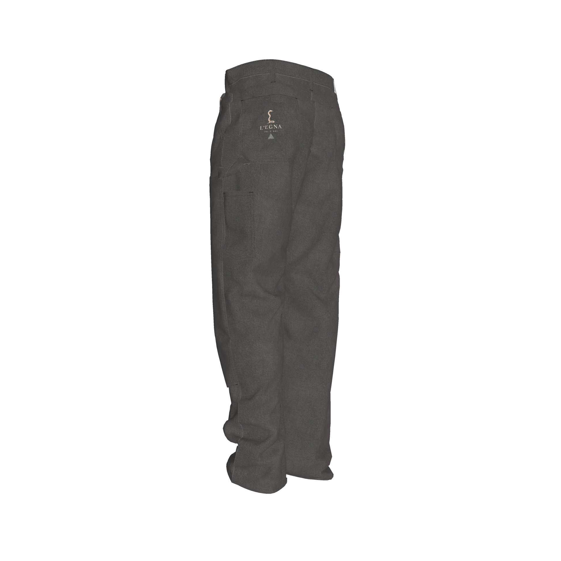 L'EGNA RISING BOXY (GRAY BROWN) Carpenter DENIM