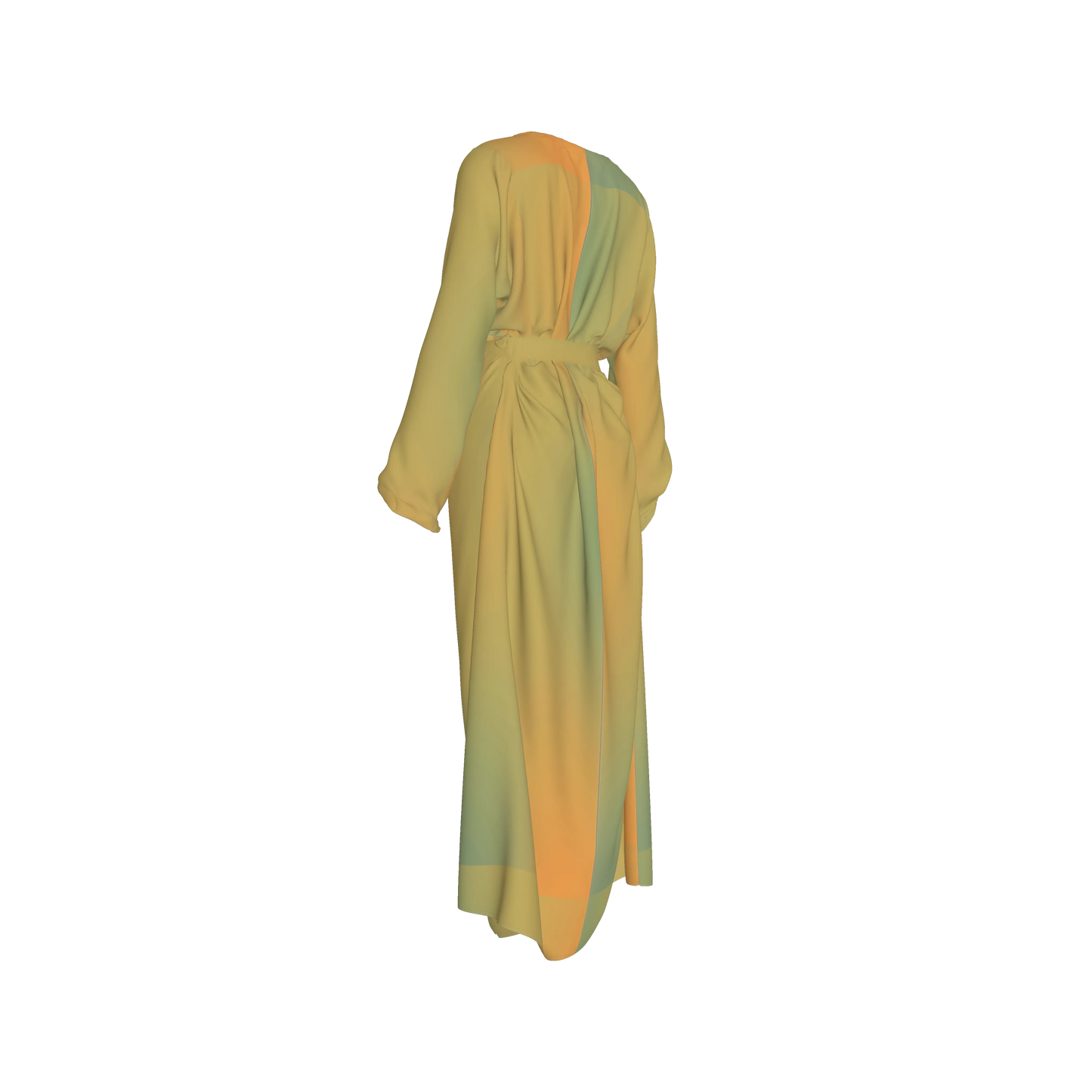 L'EGNA RISING Abaya Dress (ASYMMETRIC LIGHT AUTUMN BLEND)