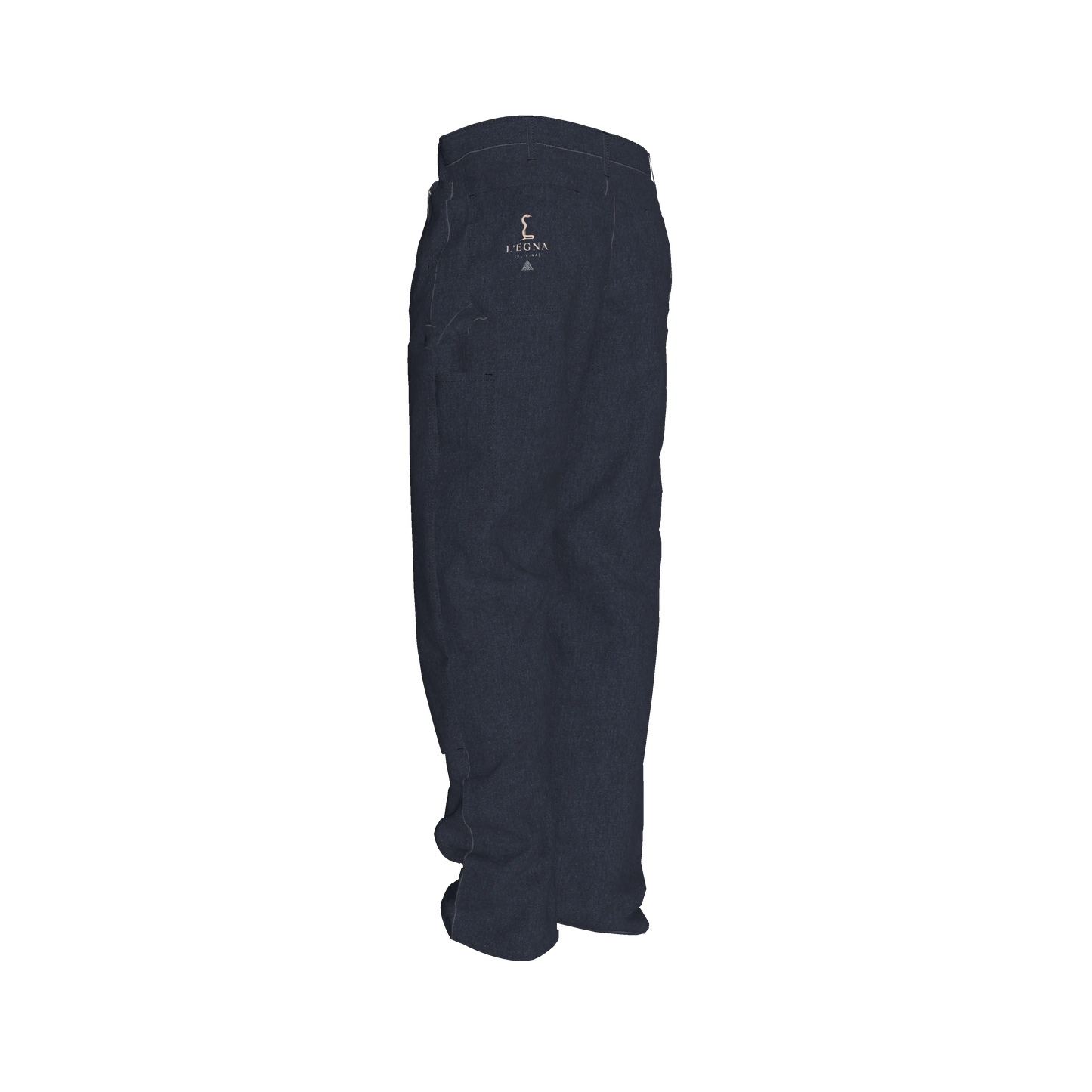 L'EGNA Rising Boxy Carpenter Denim Pant (Classic Blue)