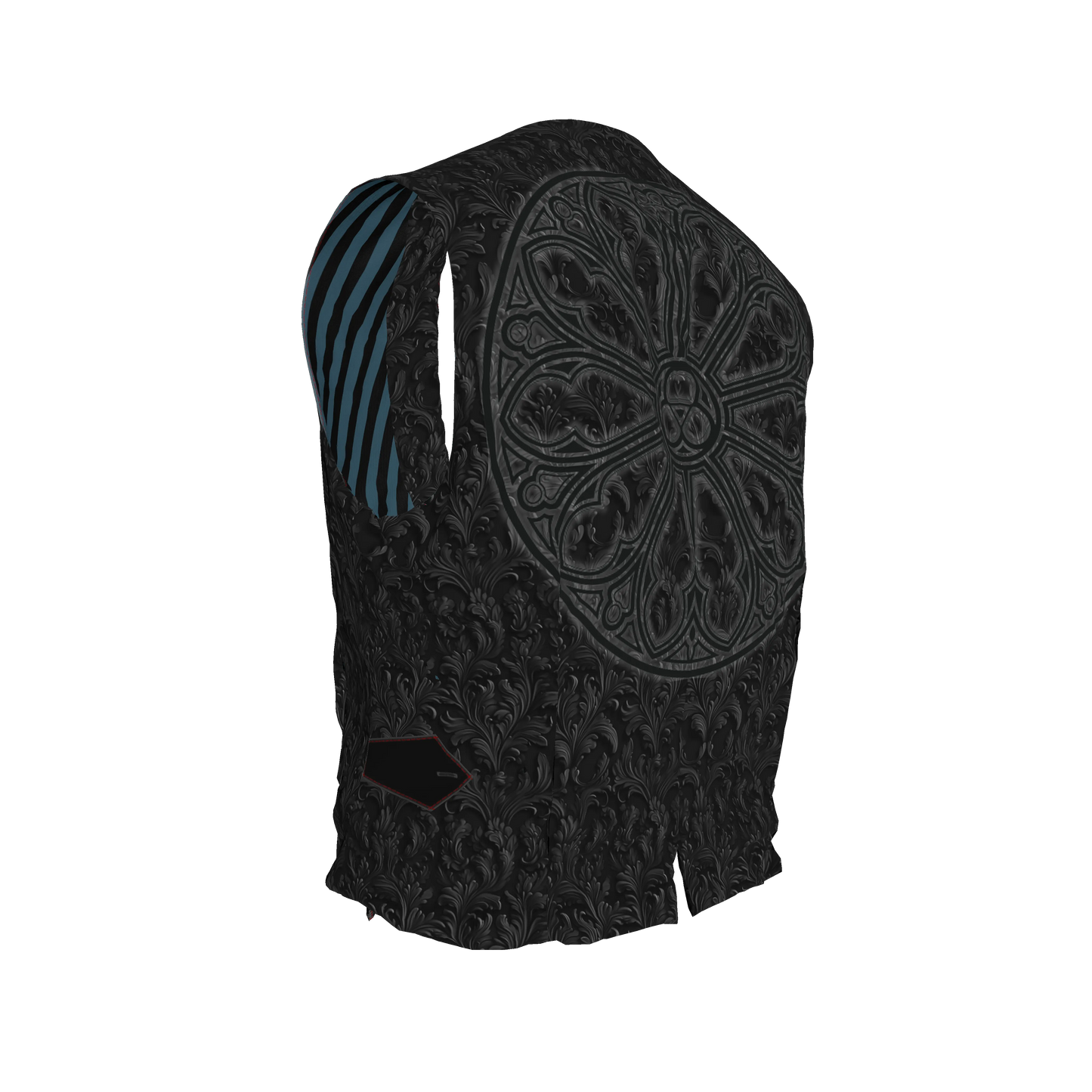 Gothic Vest With Stained Glass