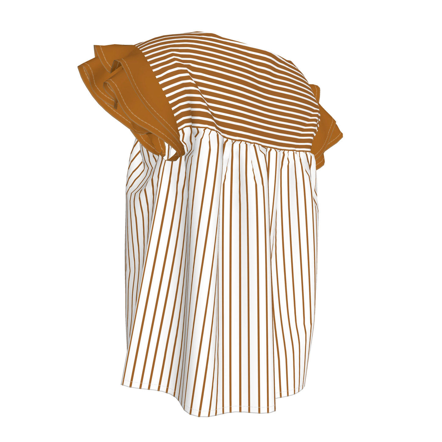 Ruffled Sleeve Top
