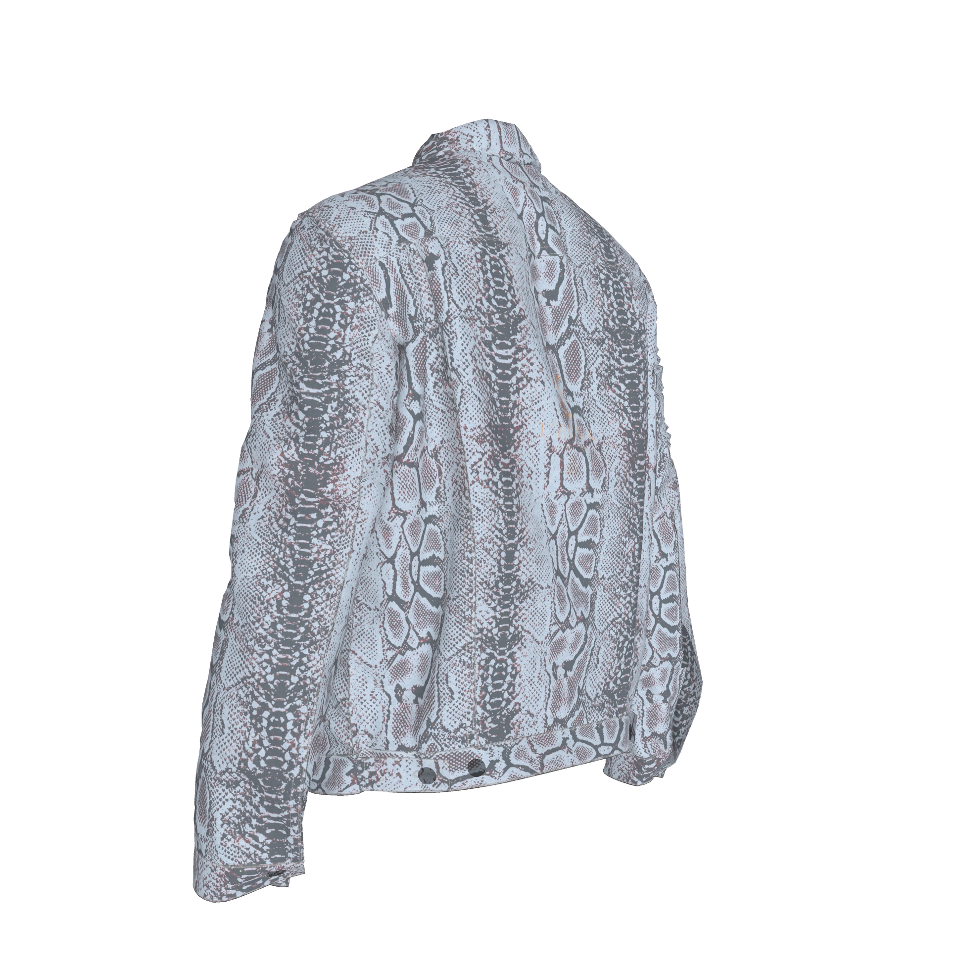 L'EGNA RISING 'SNAKESKIN' Jean Jacket