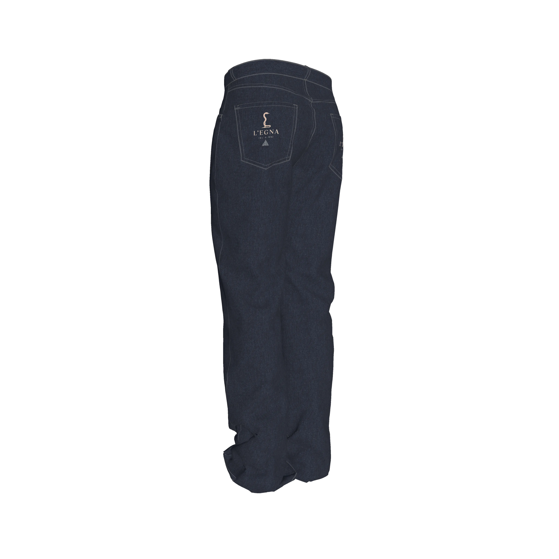 L'EGNA RISING (CLASSIC BLUE DENIM) FLARE JEANS