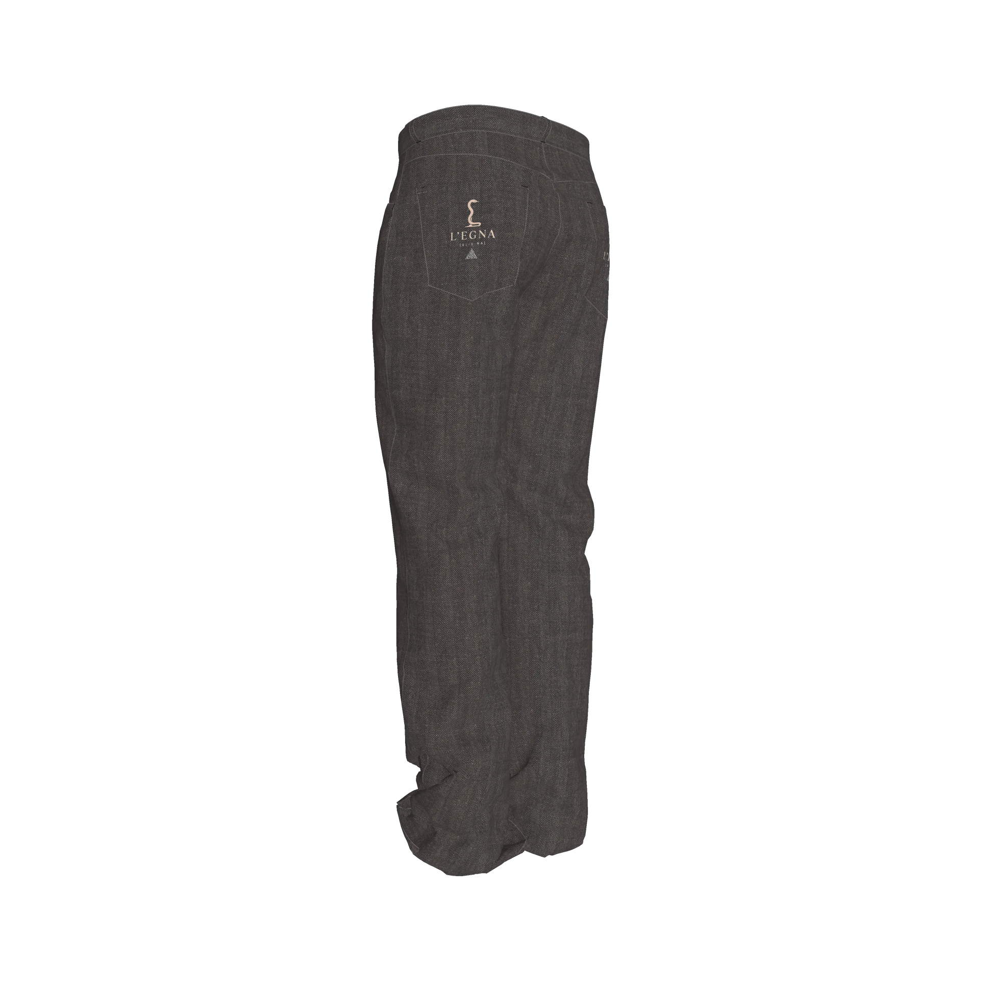 L'EGNA RISING (DARK GRAY) FLARE JEANS