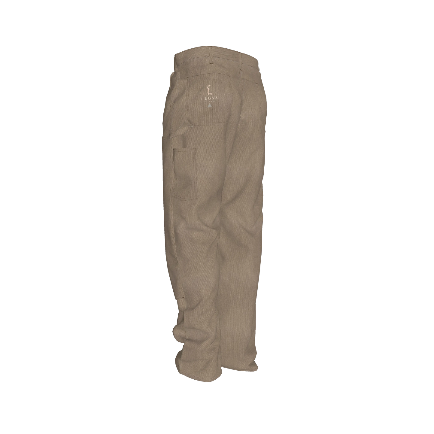 L'EGNA RISING BOXY (KHAKI) CARPENTER DENIM
