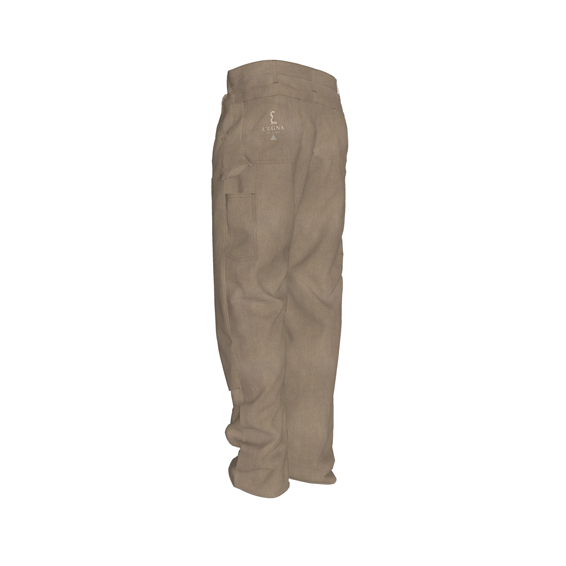 L'EGNA RISING BOXY (KHAKI) CARPENTER DENIM