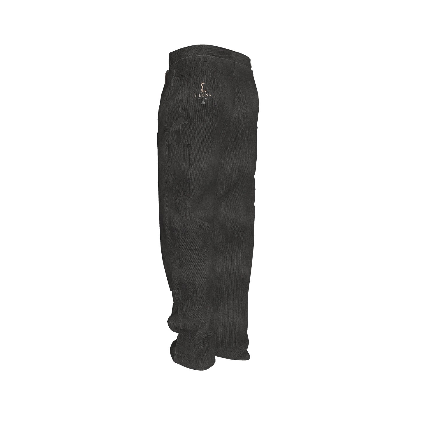 L'EGNA RISING BOXY (CLASSIC BLACK) CARPENTER DENIM