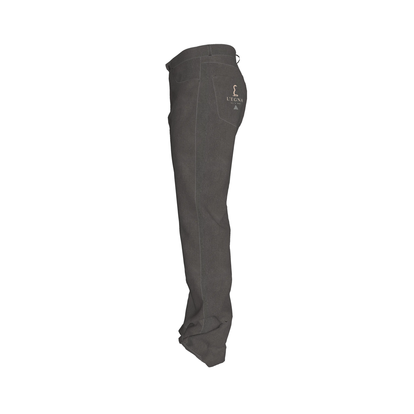 L'EGNA RISING (GRAY BROWN) FLARE JEANS