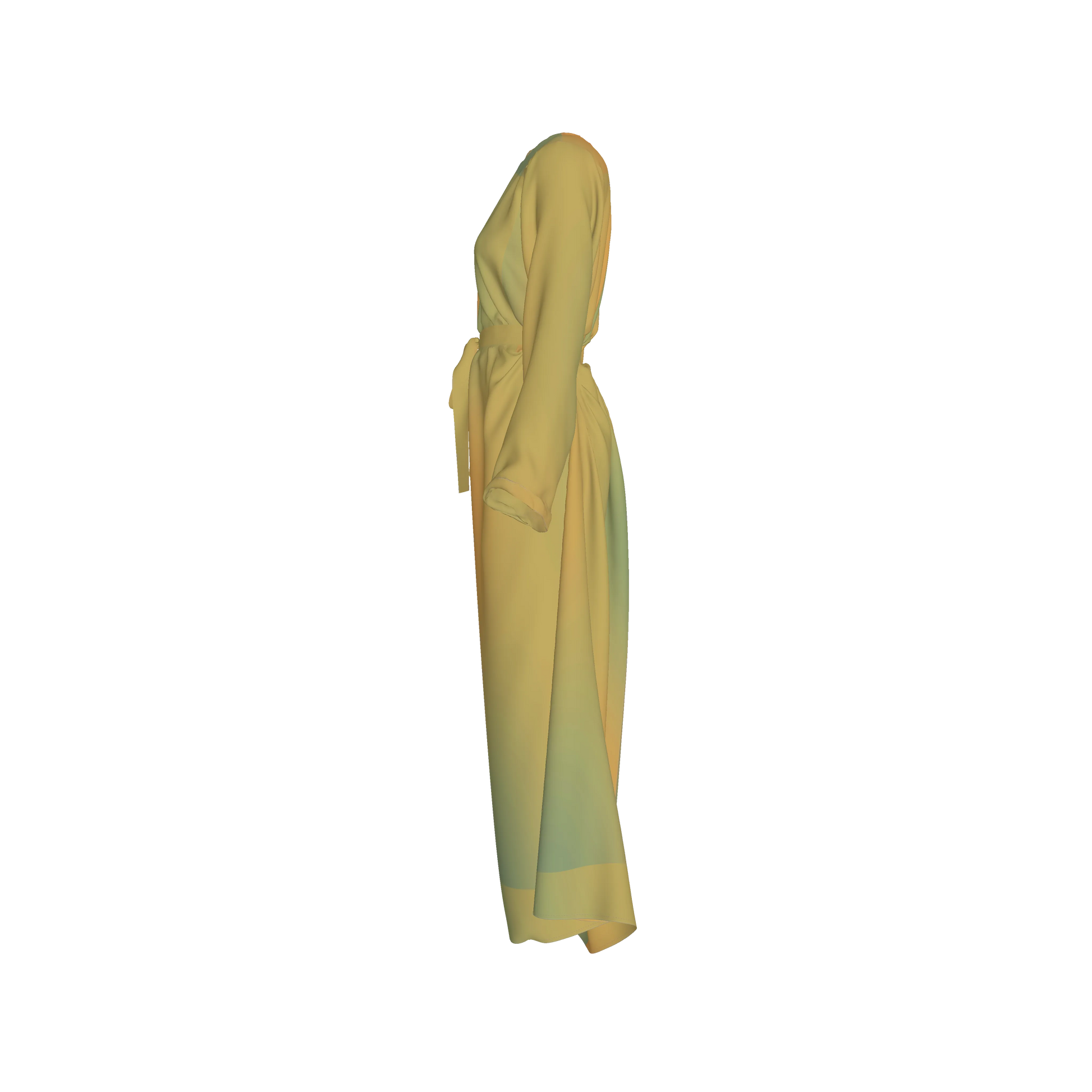 L'EGNA RISING Abaya Dress (ASYMMETRIC LIGHT AUTUMN BLEND)