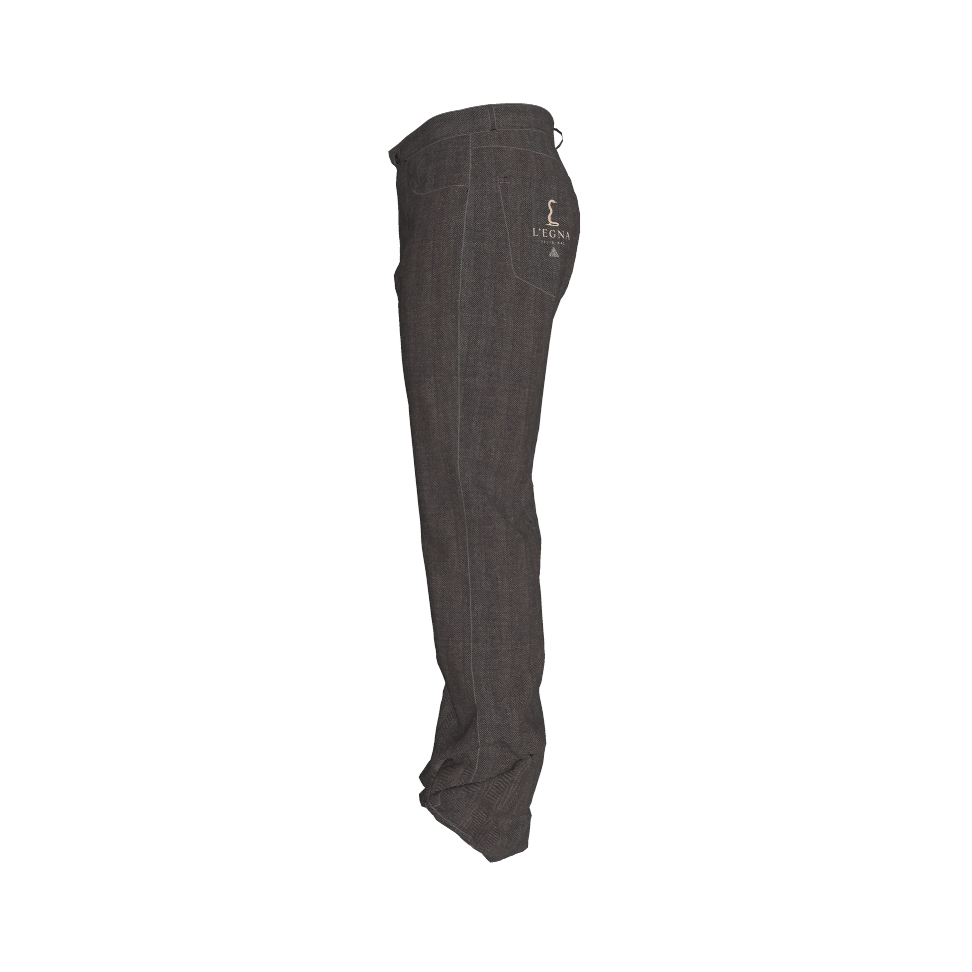 L'EGNA RISING (DARK GRAY) FLARE JEANS
