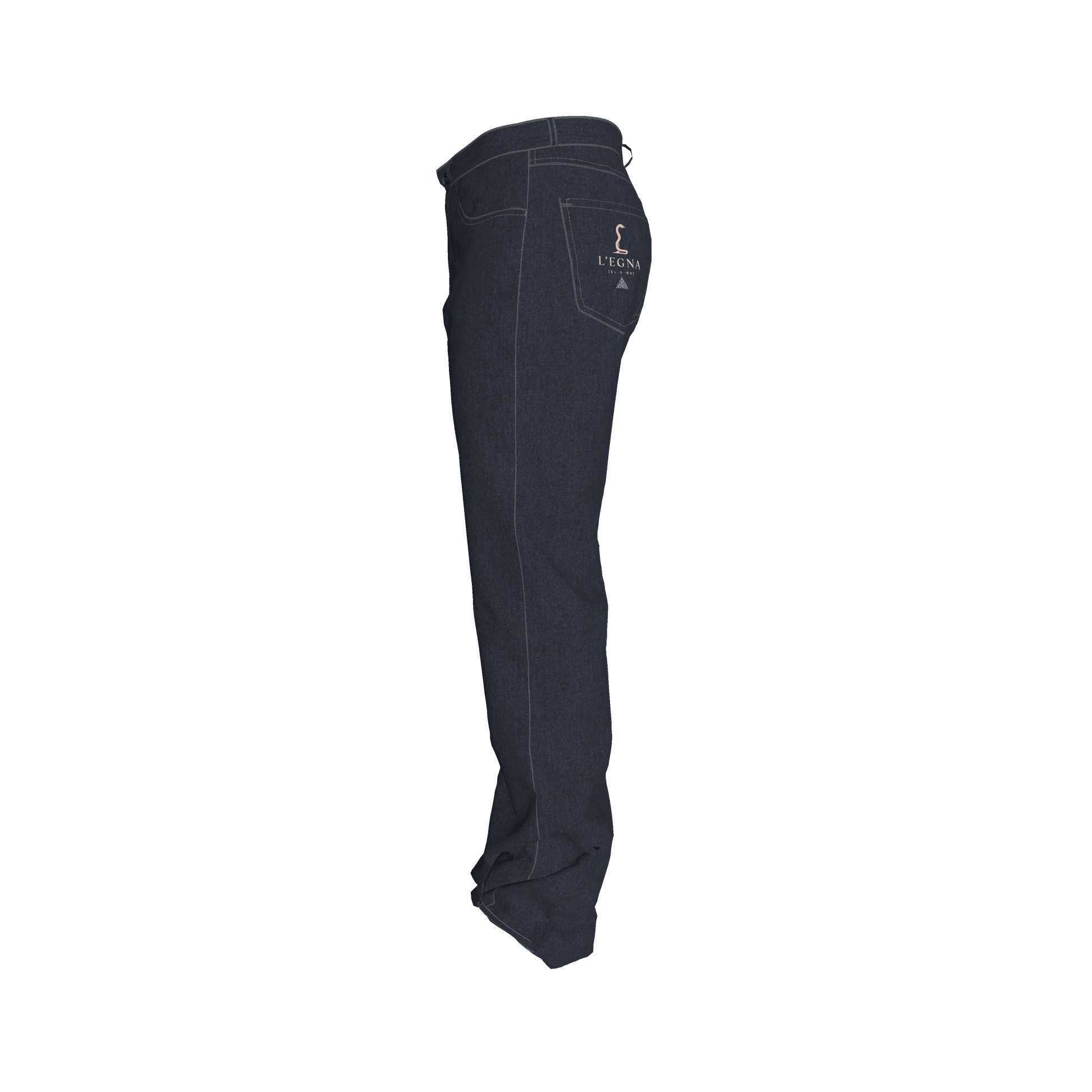 L'EGNA RISING (CLASSIC BLUE DENIM) FLARE JEANS