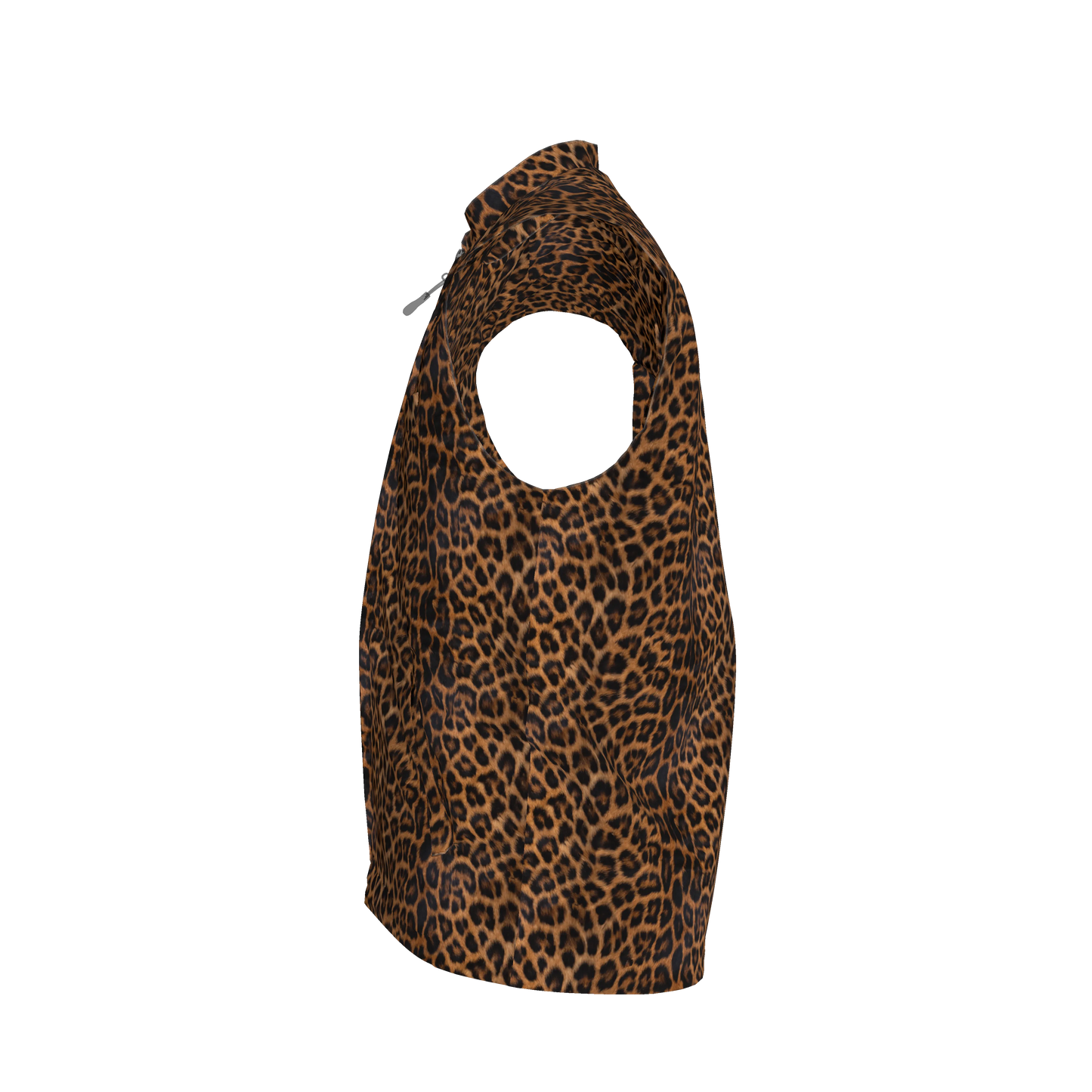 L'EGNA RISING (LEOPARD) VEST – Heavy Stretch Cotton Twill Gilet