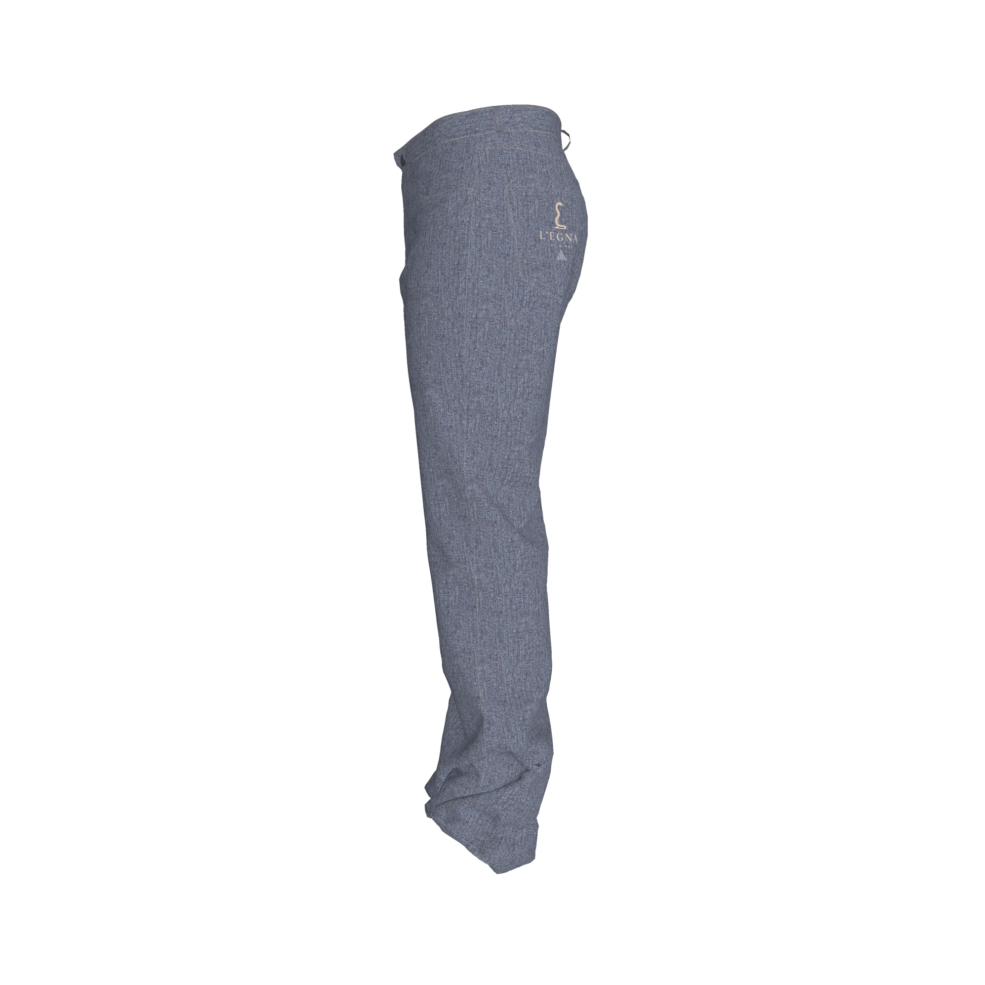 L'EGNA RISING (DK BLUE ACID) FLARE JEANS
