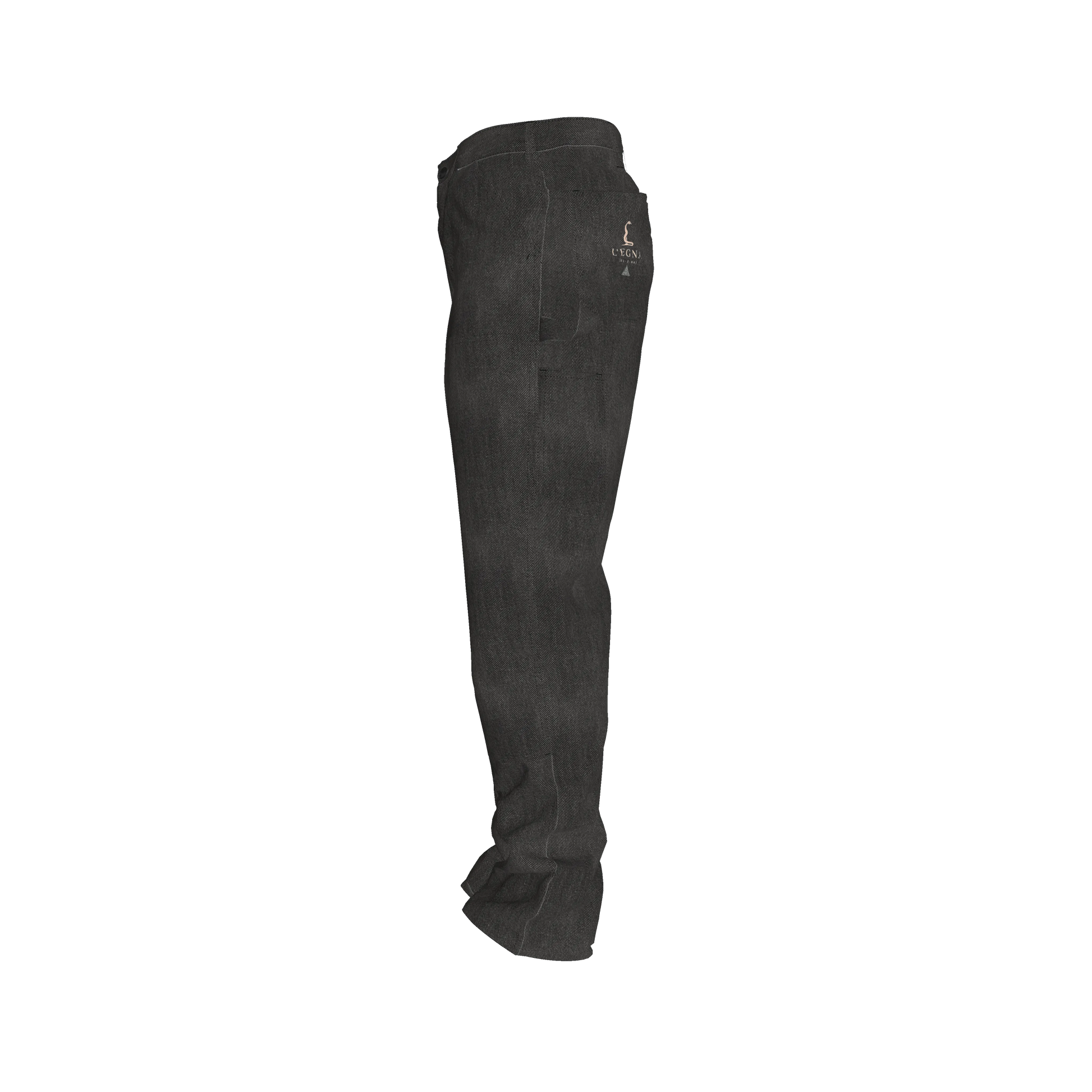 L'EGNA RISING BOXY (CLASSIC BLACK) CARPENTER DENIM
