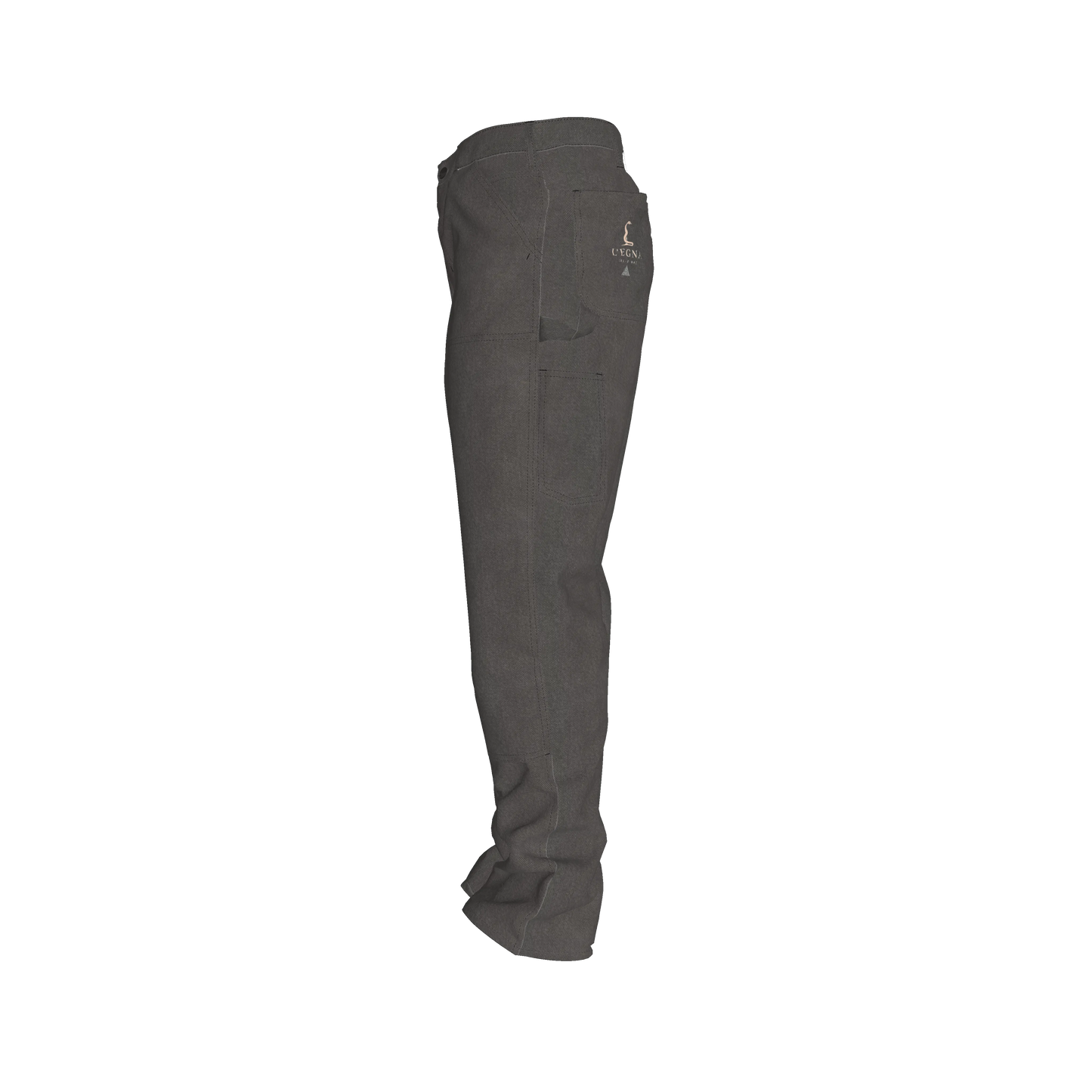 L'EGNA RISING BOXY (GRAY BROWN) Carpenter DENIM
